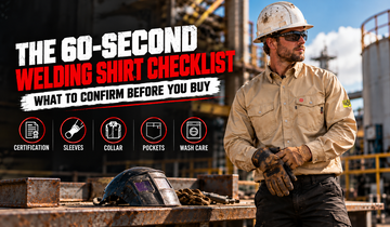 The 60-Second Welding Shirt Checklist: What to Confirm Before You Buy