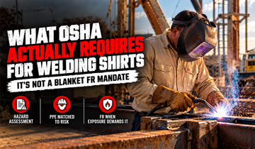 What OSHA Actually Requires for Welding Shirts (It's Not a Blanket FR Mandate)