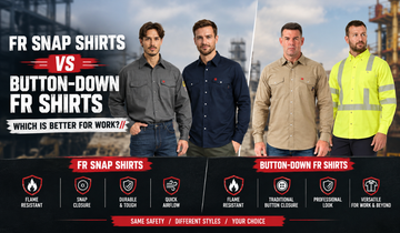 FR Snap Shirts vs Button-Down FR Shirts: Which Is Better for Work?