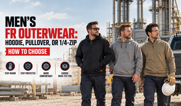 Men's FR Outerwear: Hoodie, Pullover, or 1/4-Zip How to Choose