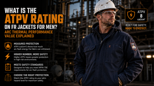 ATPV Rating on FR Jackets for Men Fully Explained