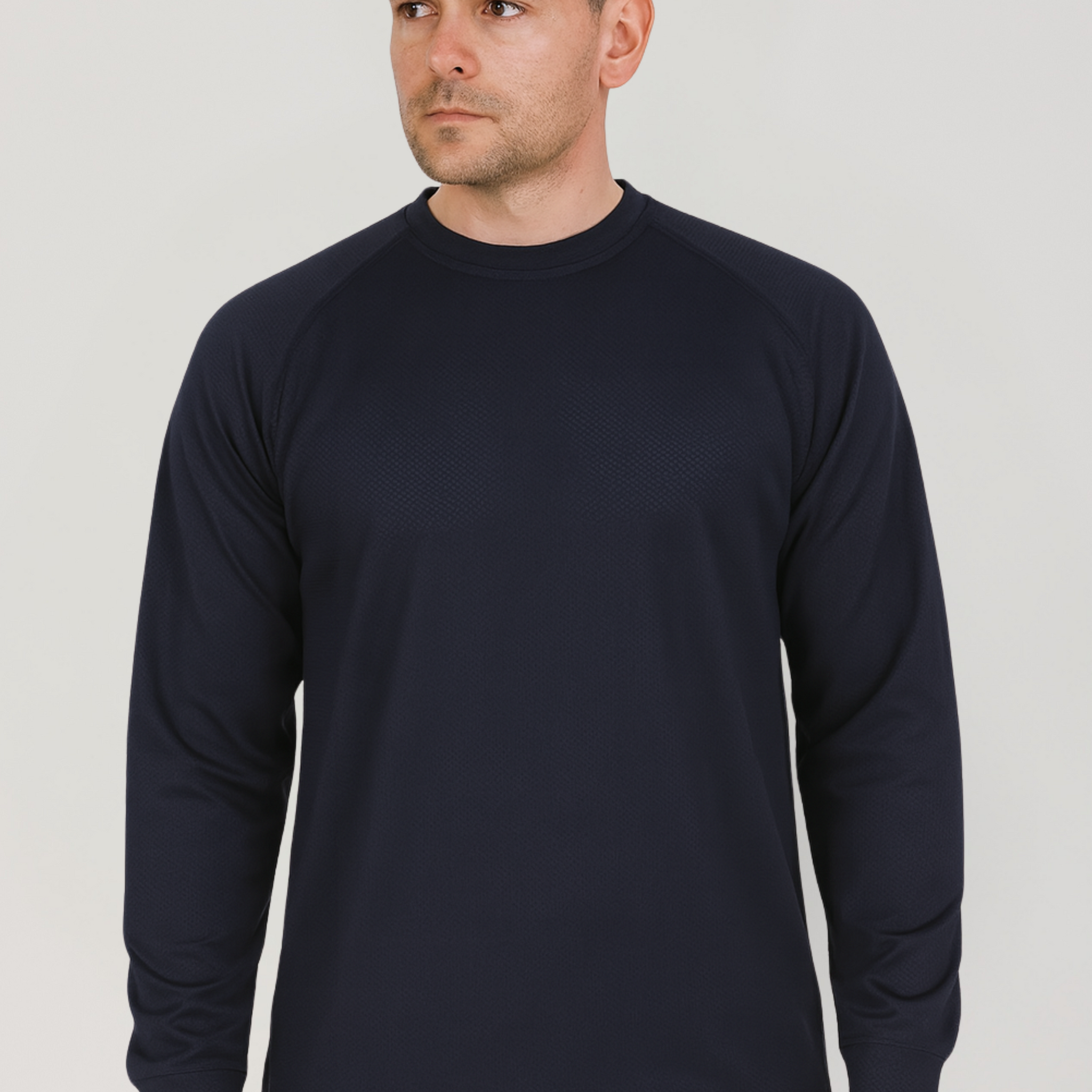 NKE FR BASELAYER TEE - NAVY