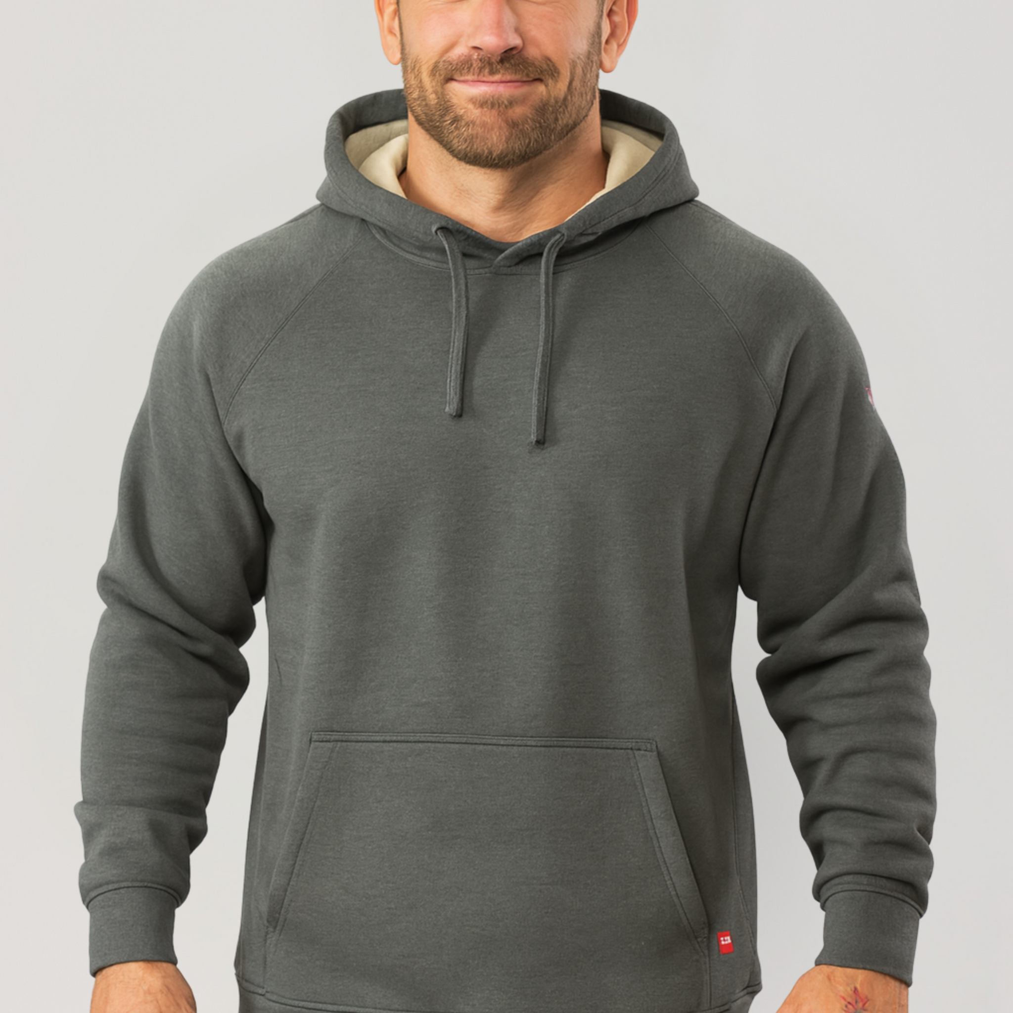 NKE FR PULLOVER - CHARCOAL GREY