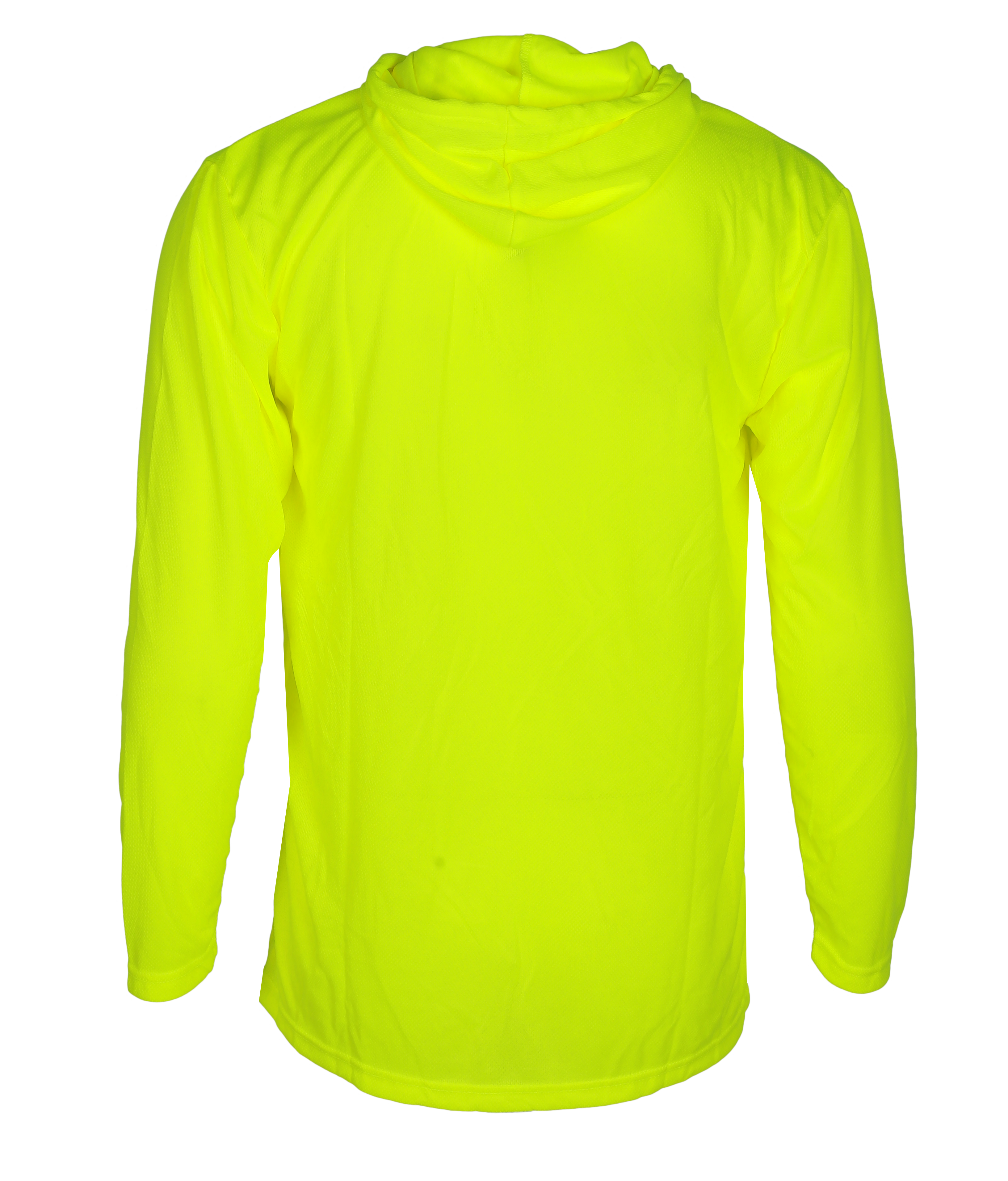 NKE HI-VIS LIGHTWEIGHТ HOODED TEE - YELLOW