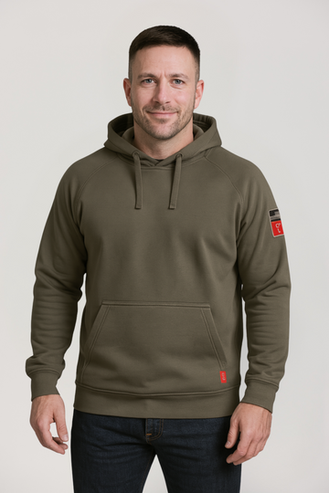 NKE FR PULLOVER - OD GREEN