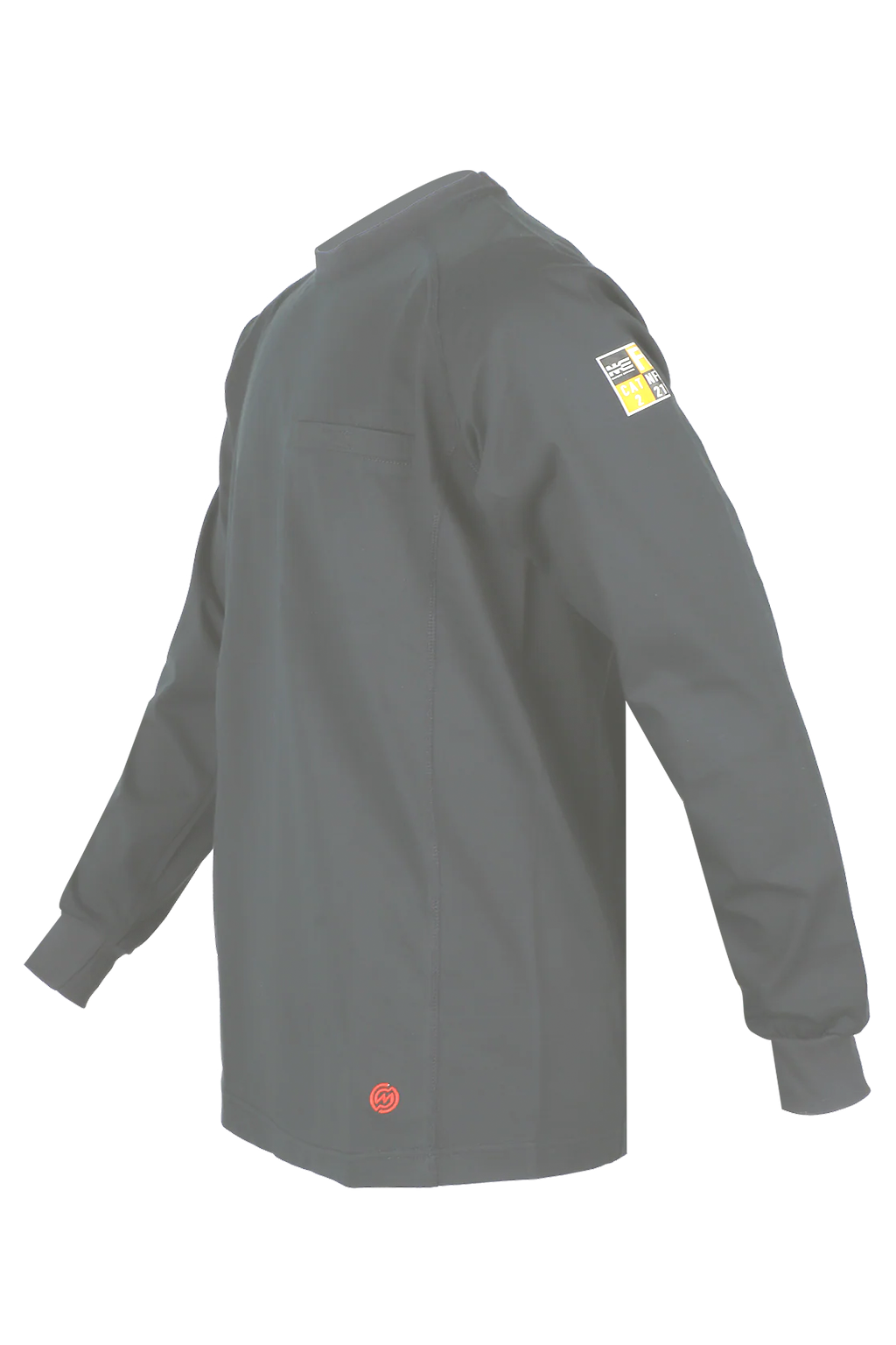 NKE FR LIGHTWEIGHT CREWNECK TEE - GREY