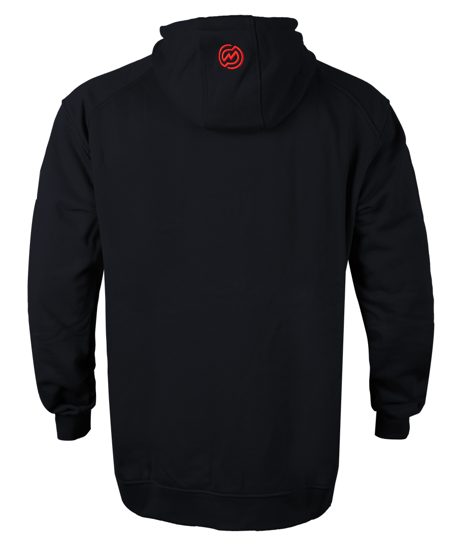NKE FR FULL ZIPPER HOODIE - BLACK