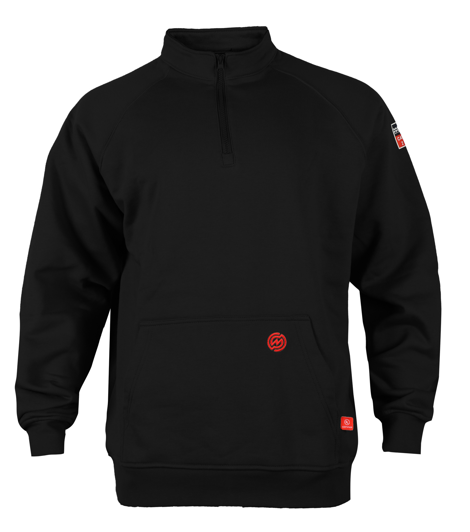 Black FR Zip Up Sweatshirt - FR Quarter Zip Sweatshirt Black FR Zip Up Sweatshirt - FR Quarter Zip Sweatshirt