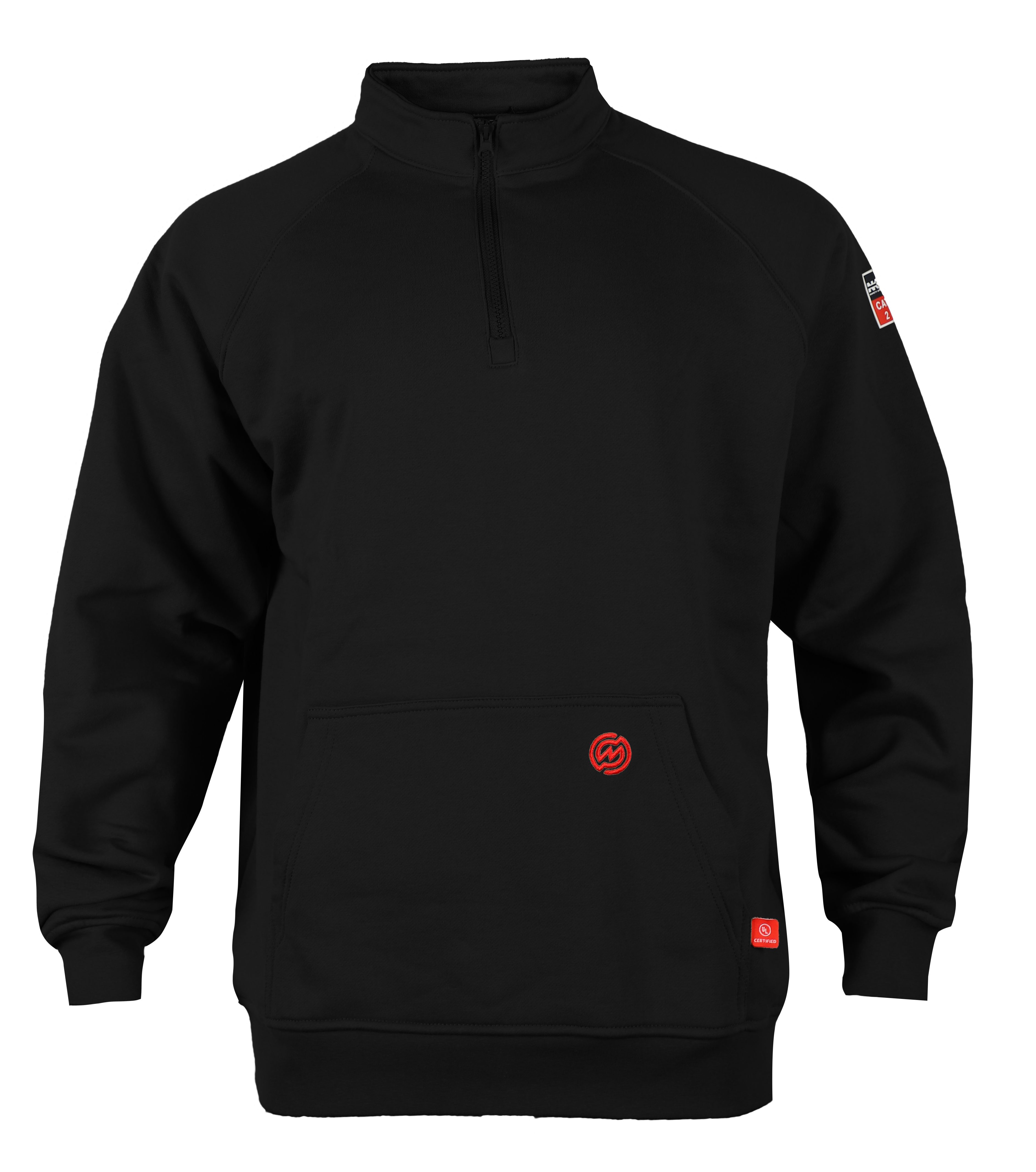 NKE FR 1/4 ZIP SWEATSHIRT - BLACK