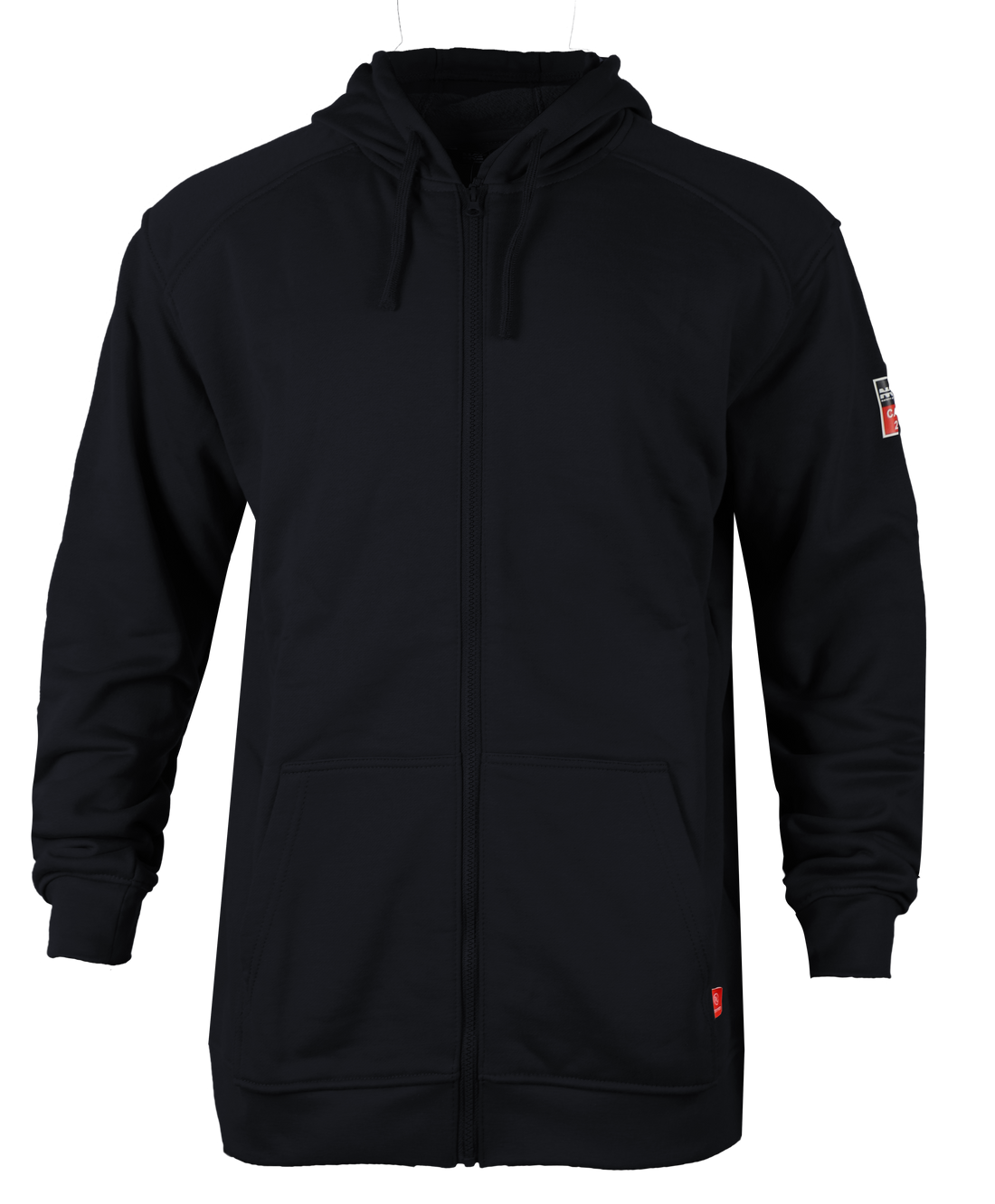NKE FR FULL ZIPPER HOODIE - BLACK