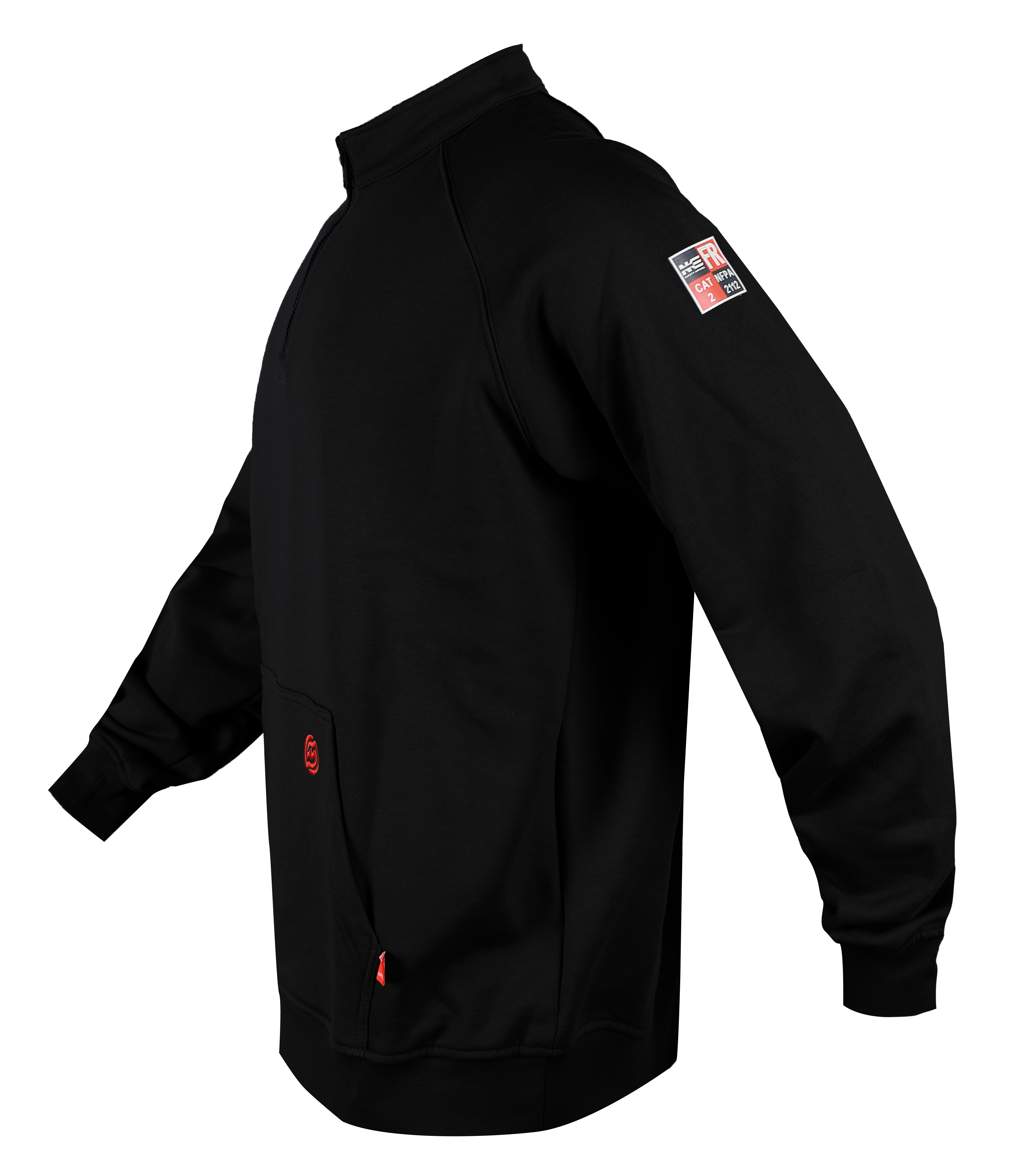 NKE FR 1/4 ZIP SWEATSHIRT - BLACK