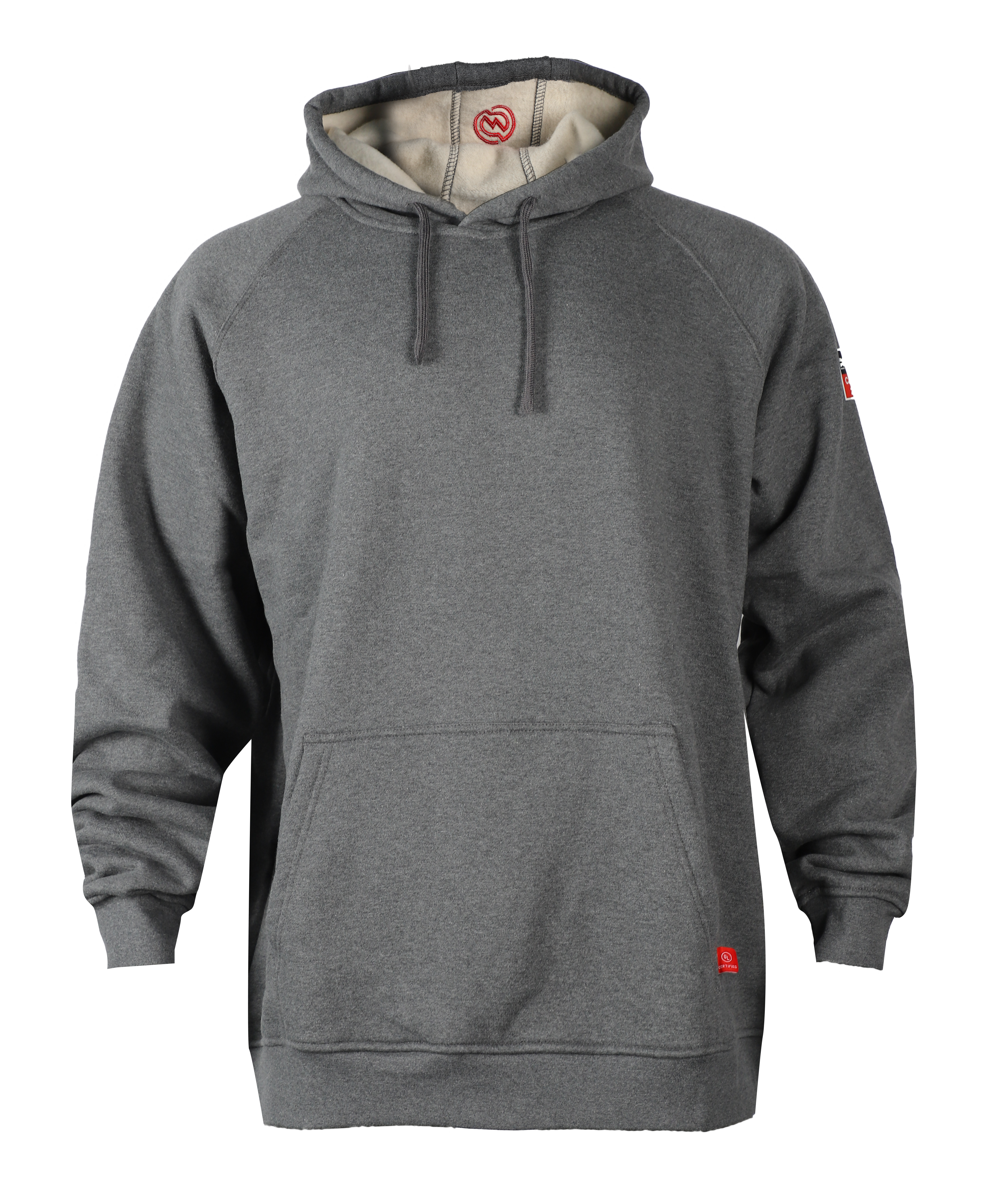 NKE FR PULLOVER - CHARCOAL GREY