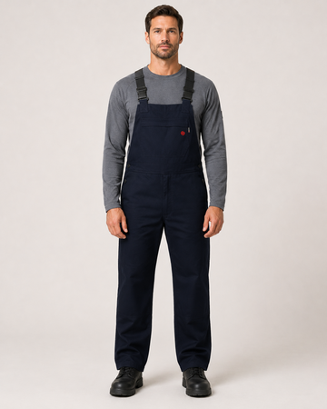 NKE FR INSULATED BIB OVERALL - NAVY