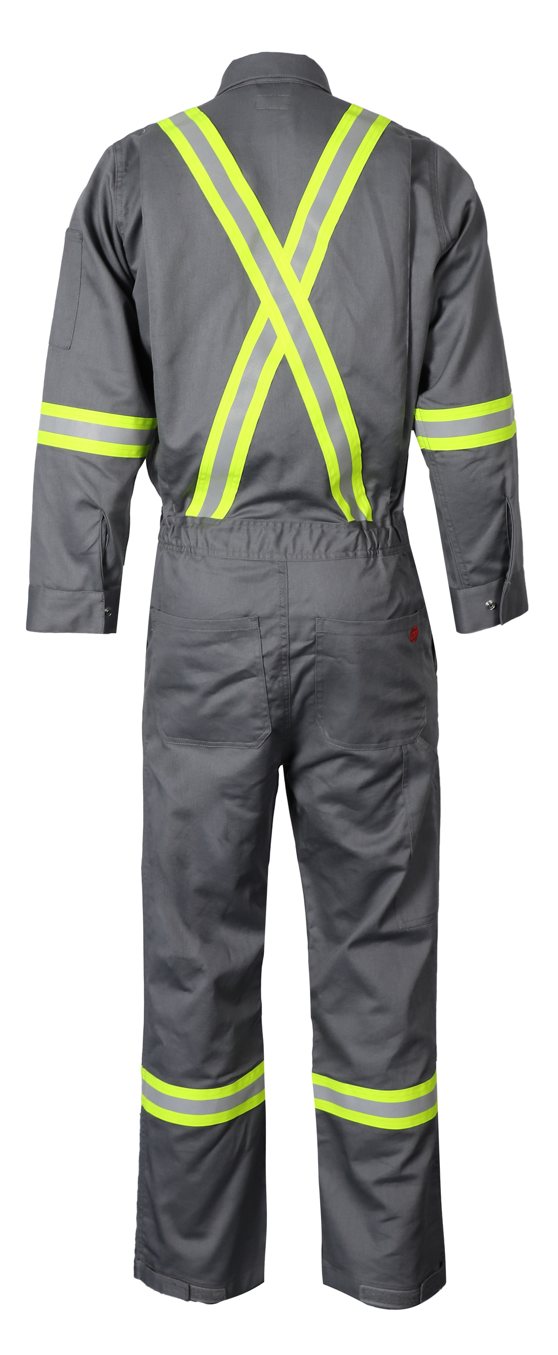 NKE FR REFLECTPRO TAPED COVERALL - GREY