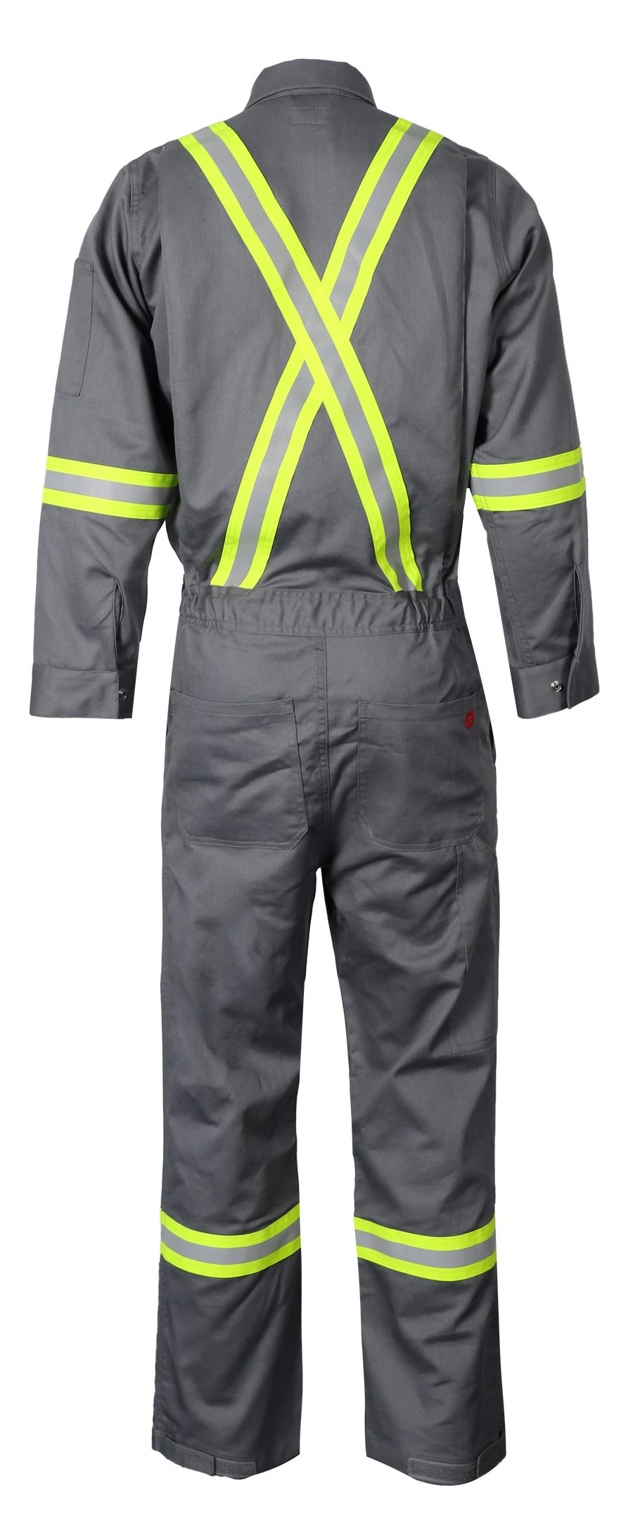NKE FR REFLECTPRO TAPED COVERALL - GREY
