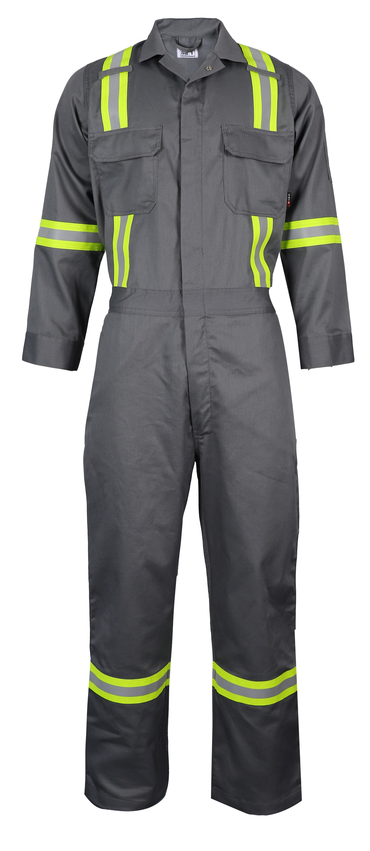 NKE FR REFLECTPRO TAPED COVERALL - GREY