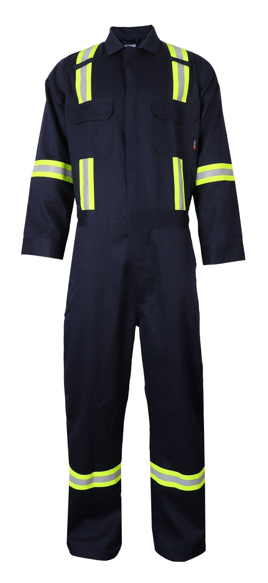 NKE FR REFLECTPRO TAPED COVERALL - NAVY