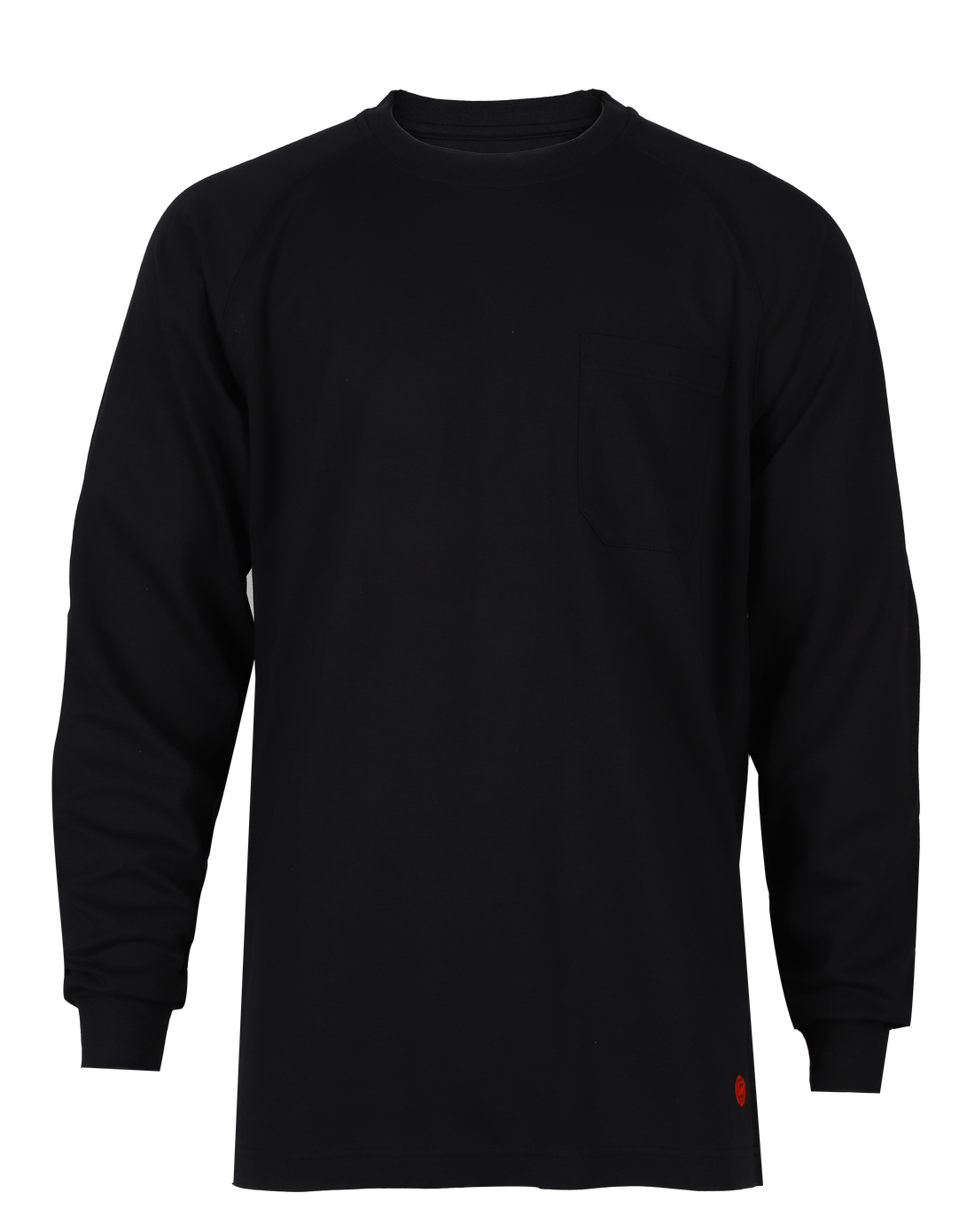 NKE FR LONG SLEEVE T-SHIRT - BLACK