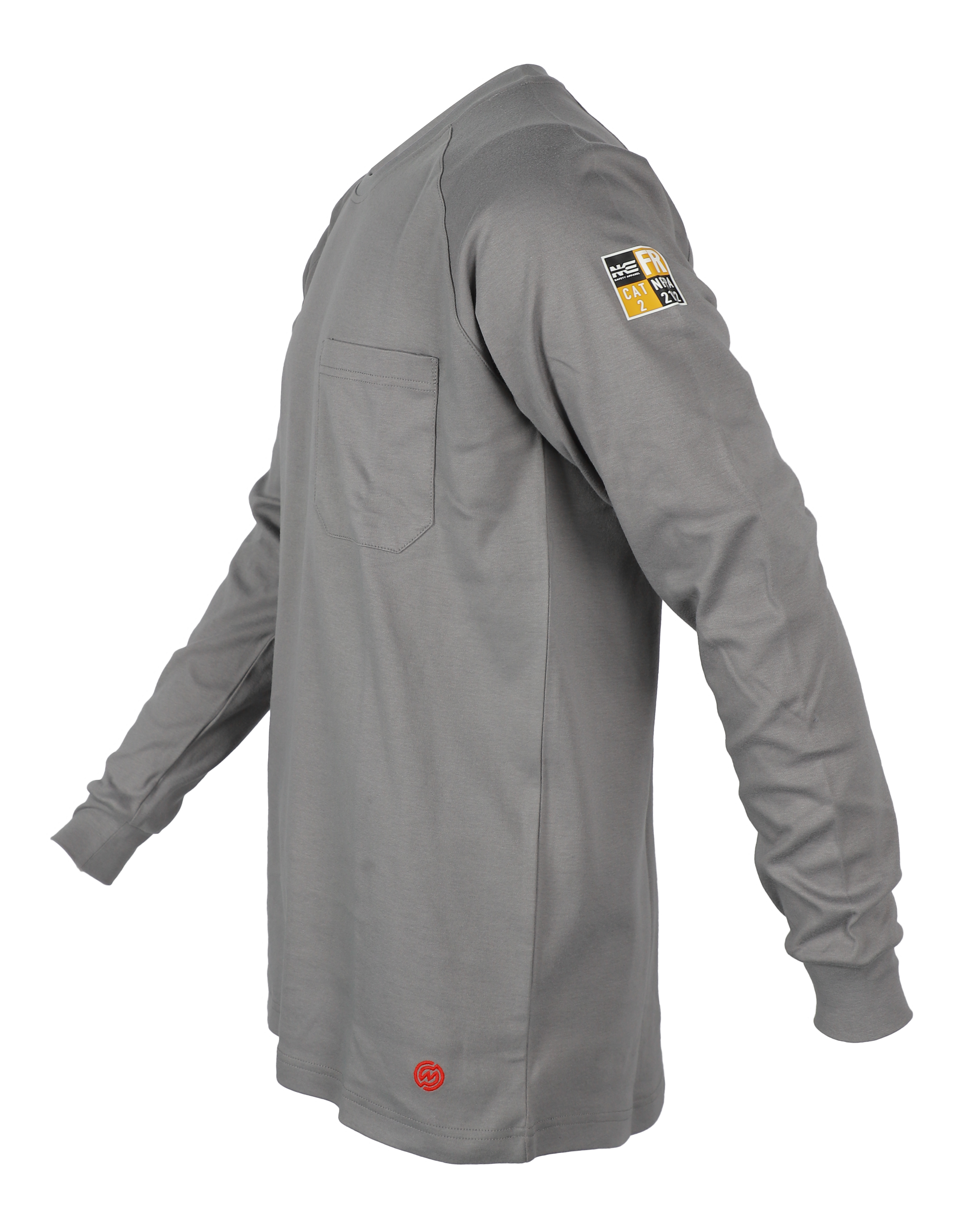 NKE FR LONG SLEEVE T-SHIRT - GREY