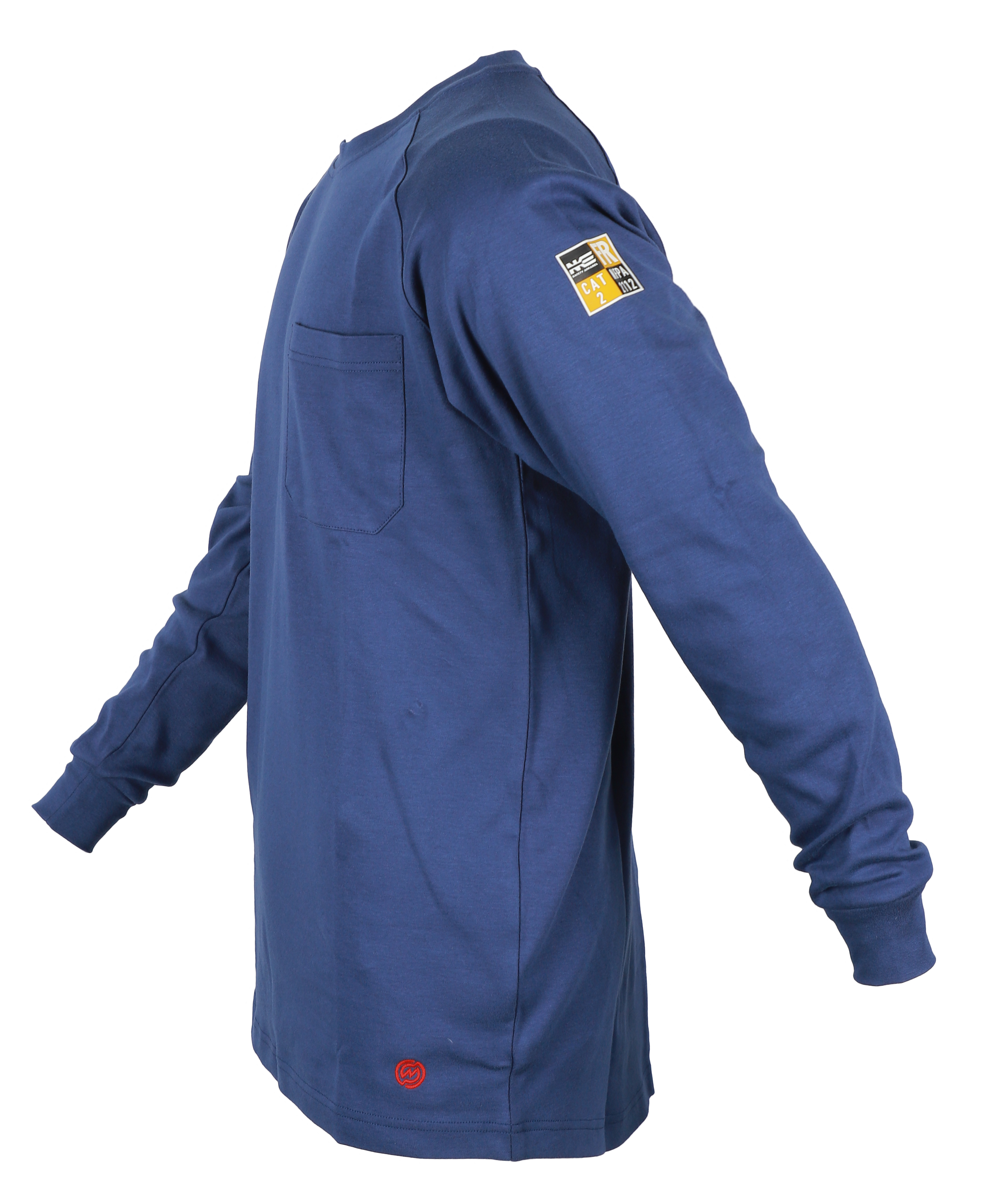 NKE FR LONG SLEEVE T-SHIRT - INDIGO