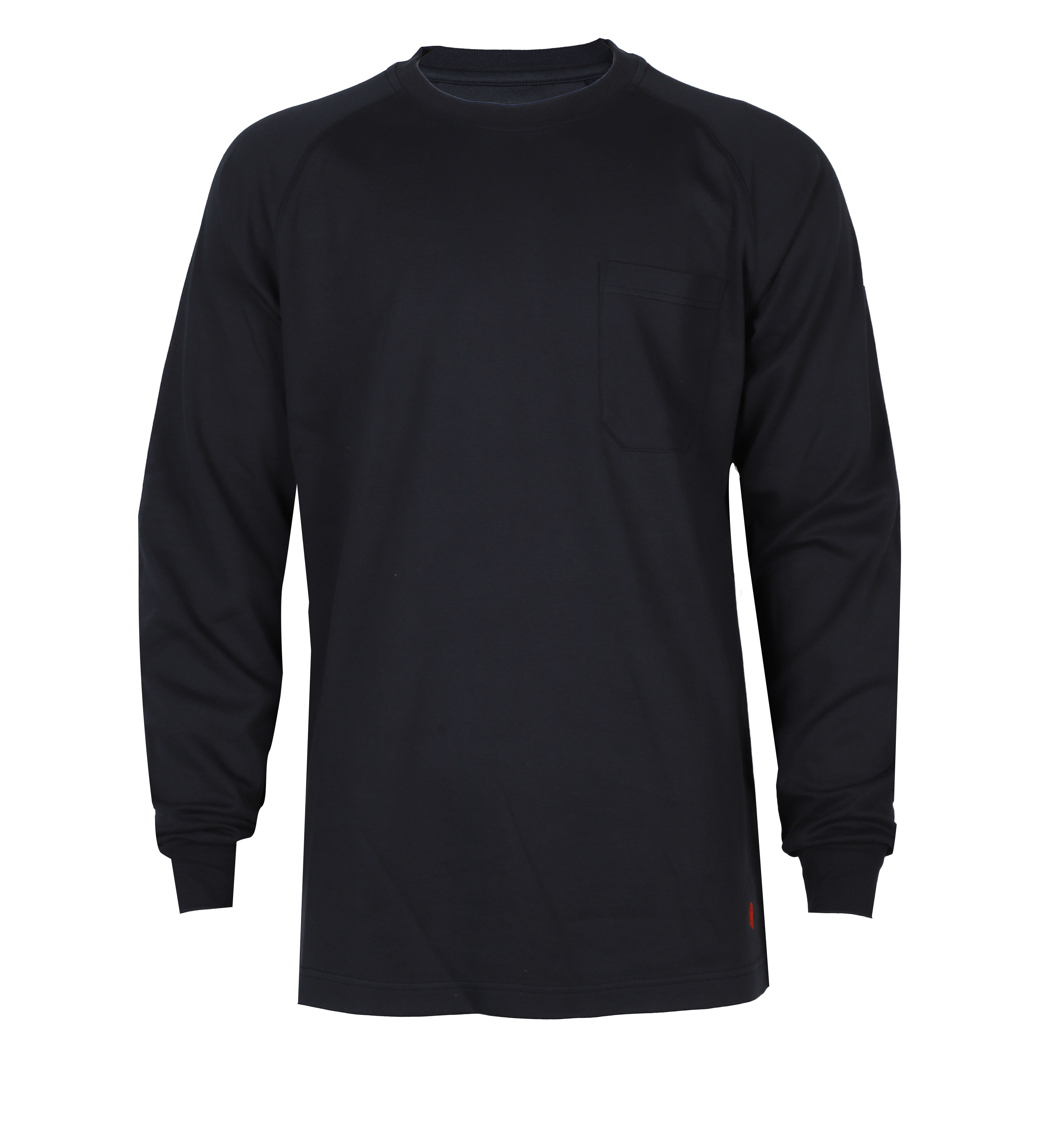 NKE FR LONG SLEEVE T-SHIRT - NAVY