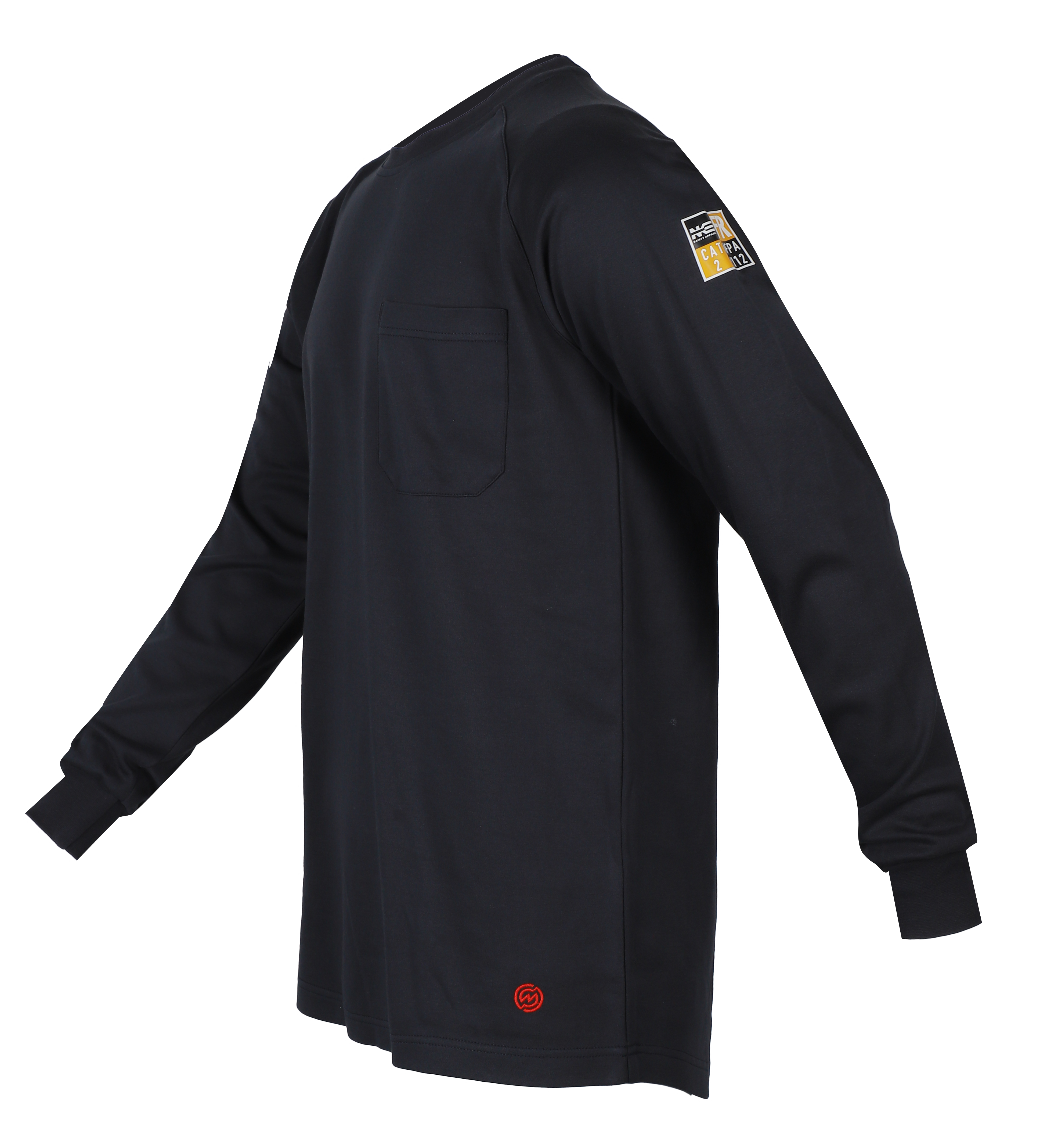 NKE FR LONG SLEEVE T-SHIRT - NAVY