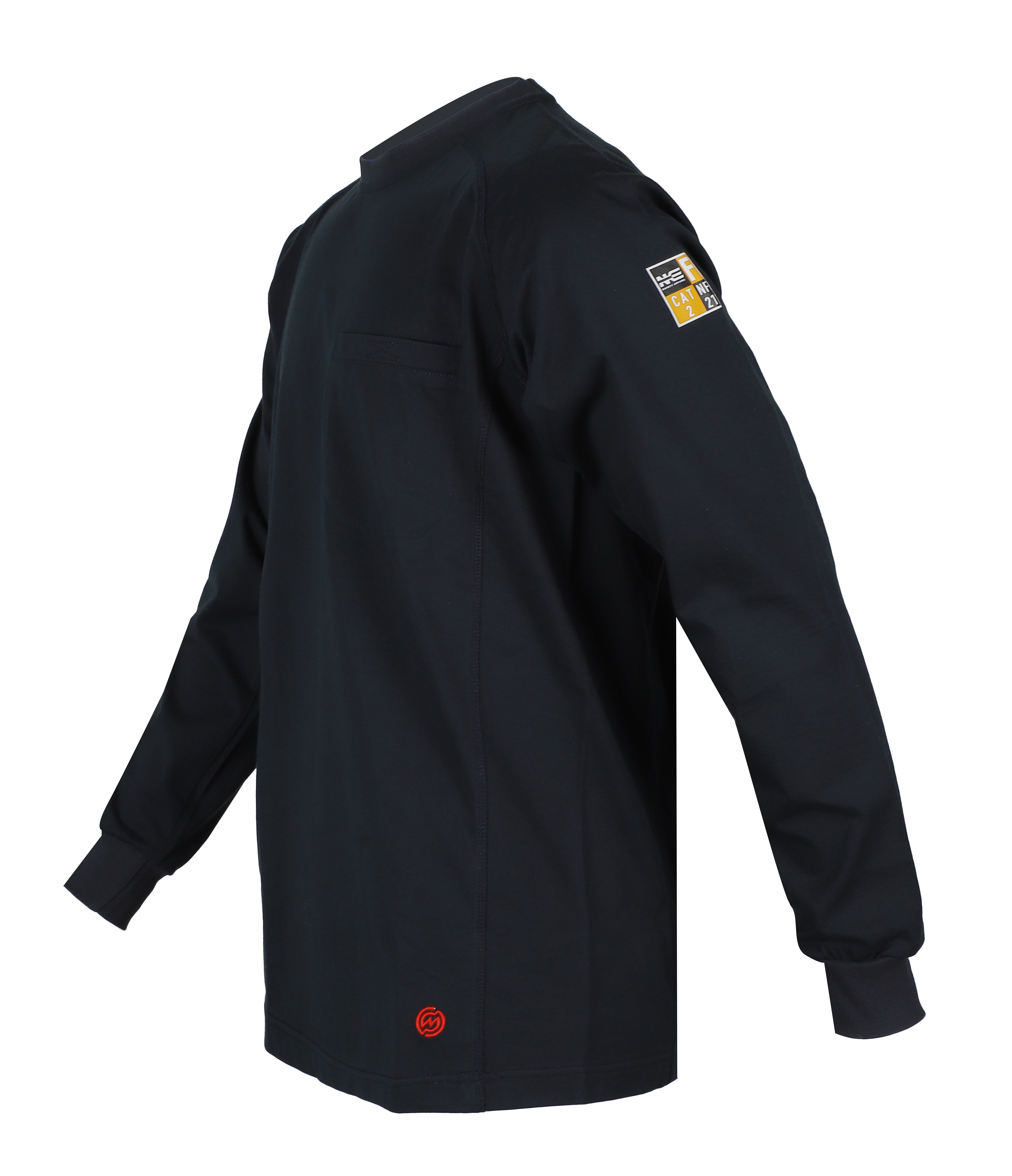 NKE FR LIGHTWEIGHT CREWNECK TEE - NAVY