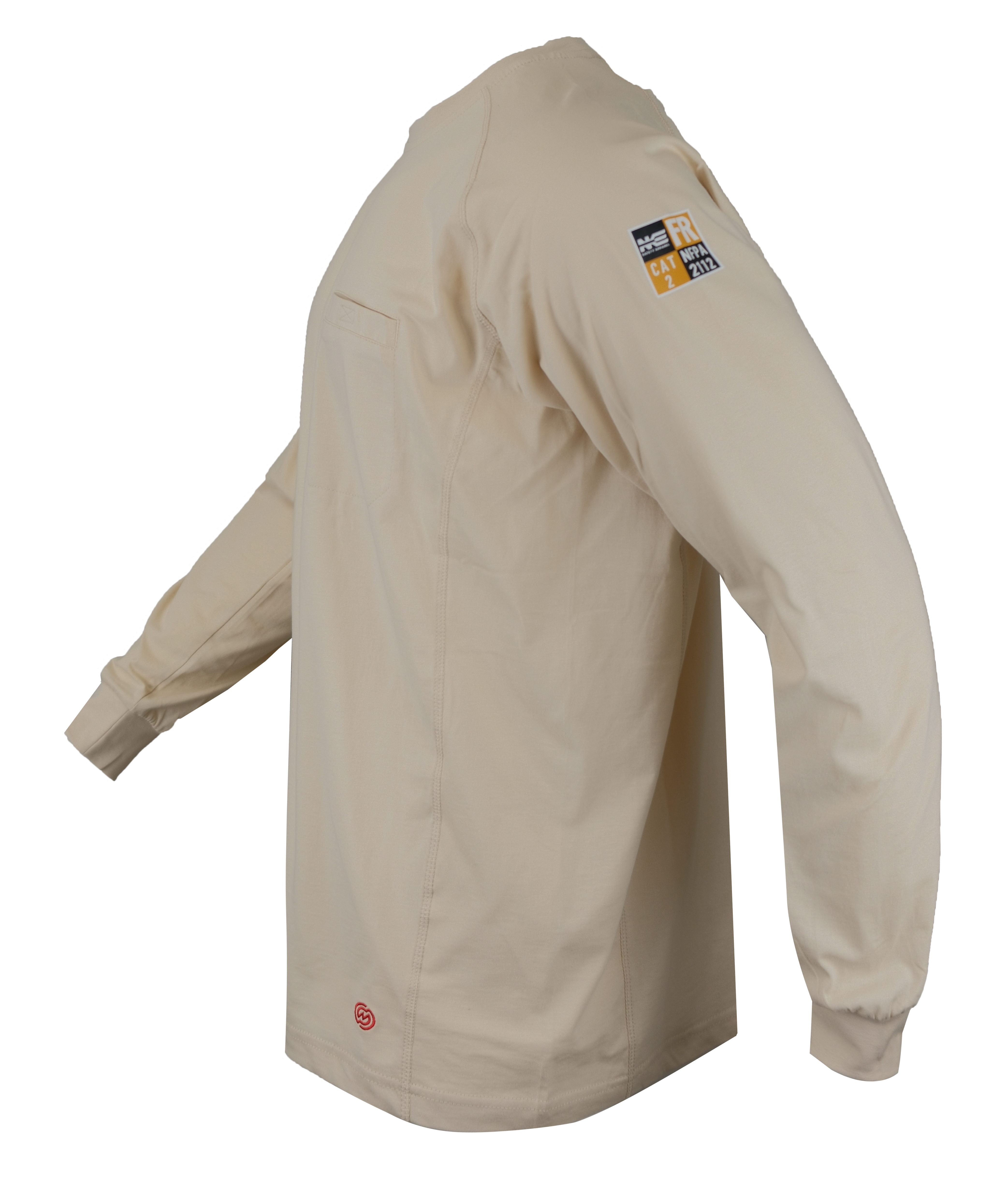 NKE FR LIGHTWEIGHT CREWNECK TEE - SAND