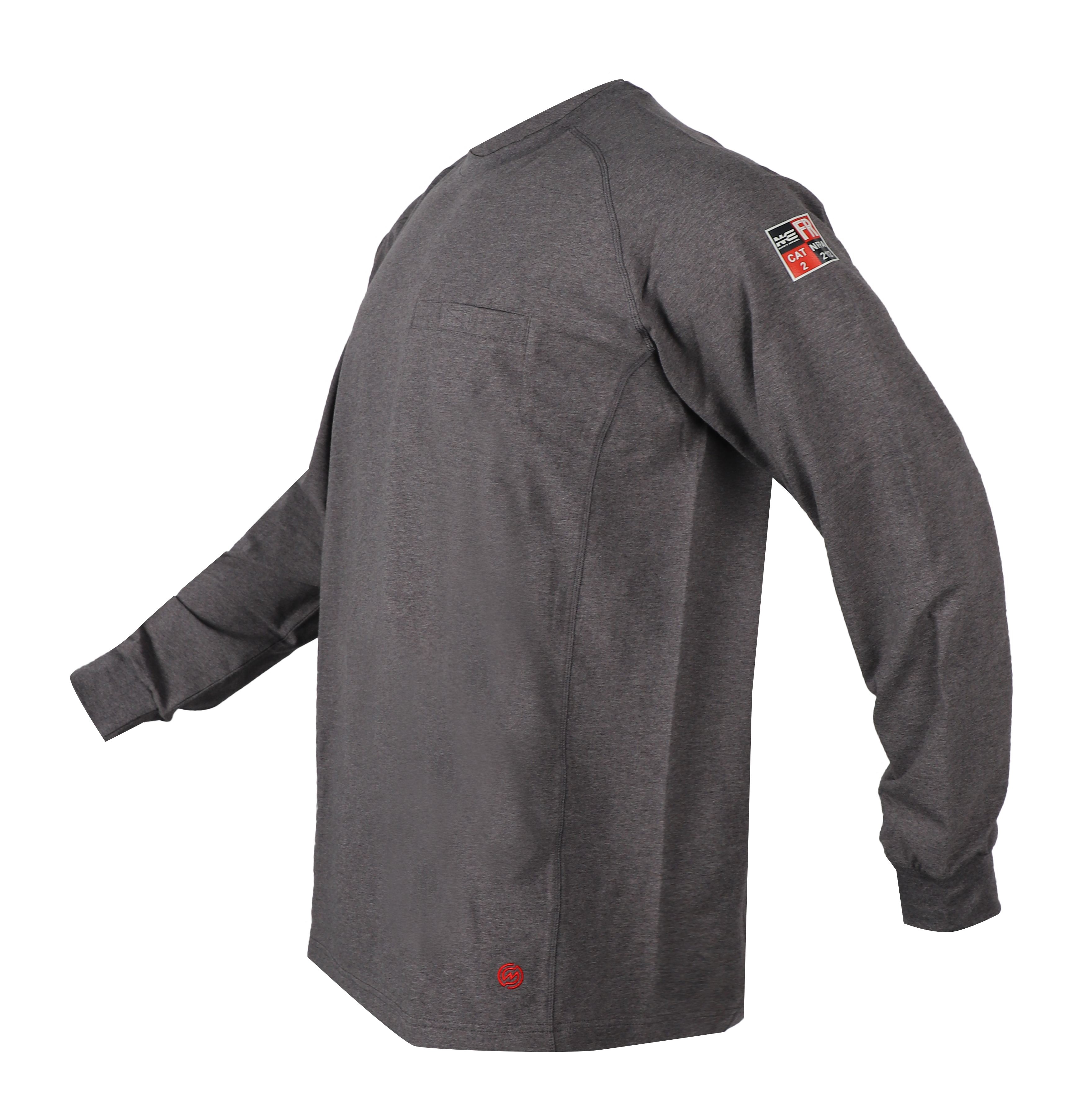 NKE FR LIGHTWEIGHT FLEX TEE - CHARCOAL GREY