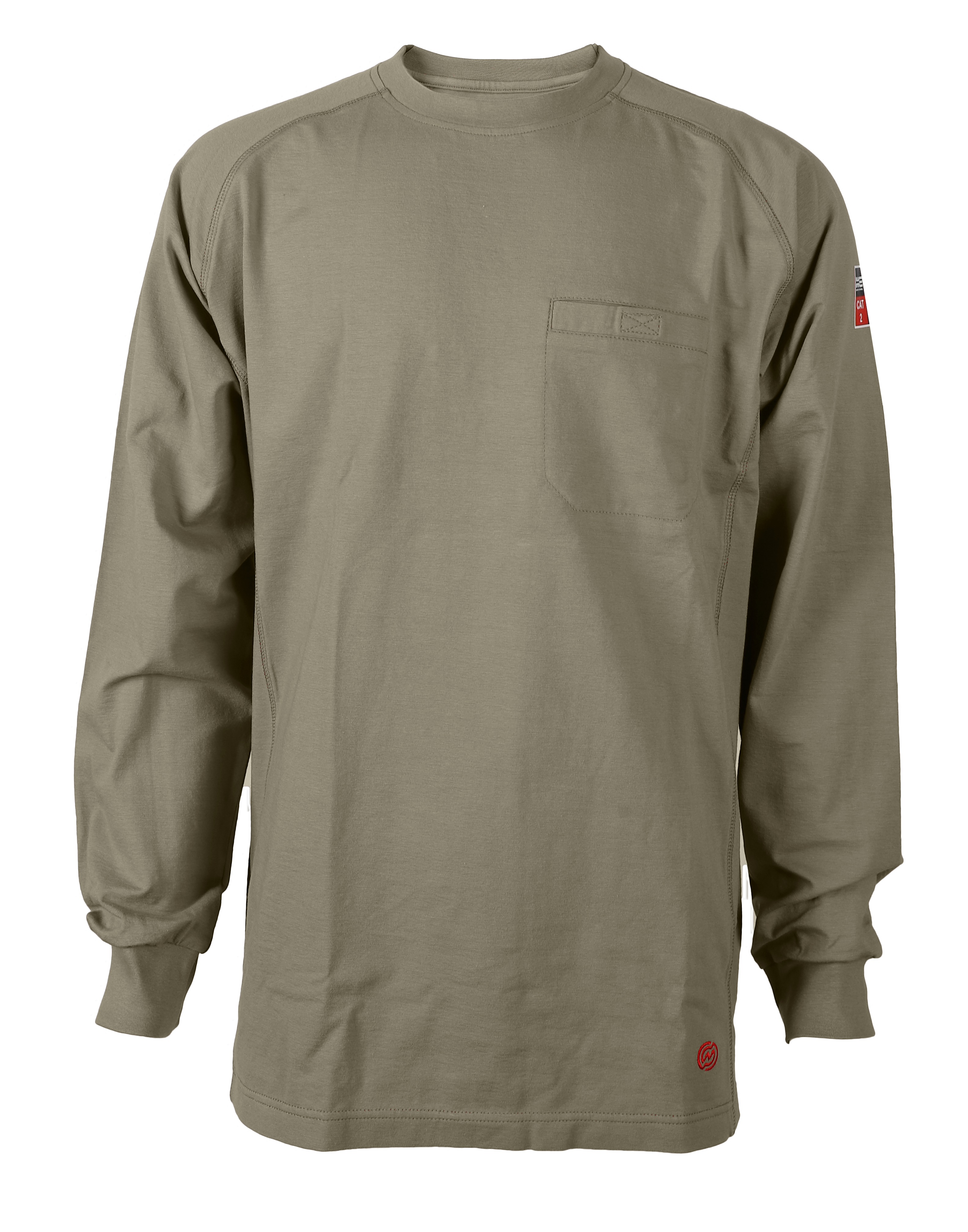 NKE FR LIGHTWEIGHT FLEX TEE - KHAKI GREEN
