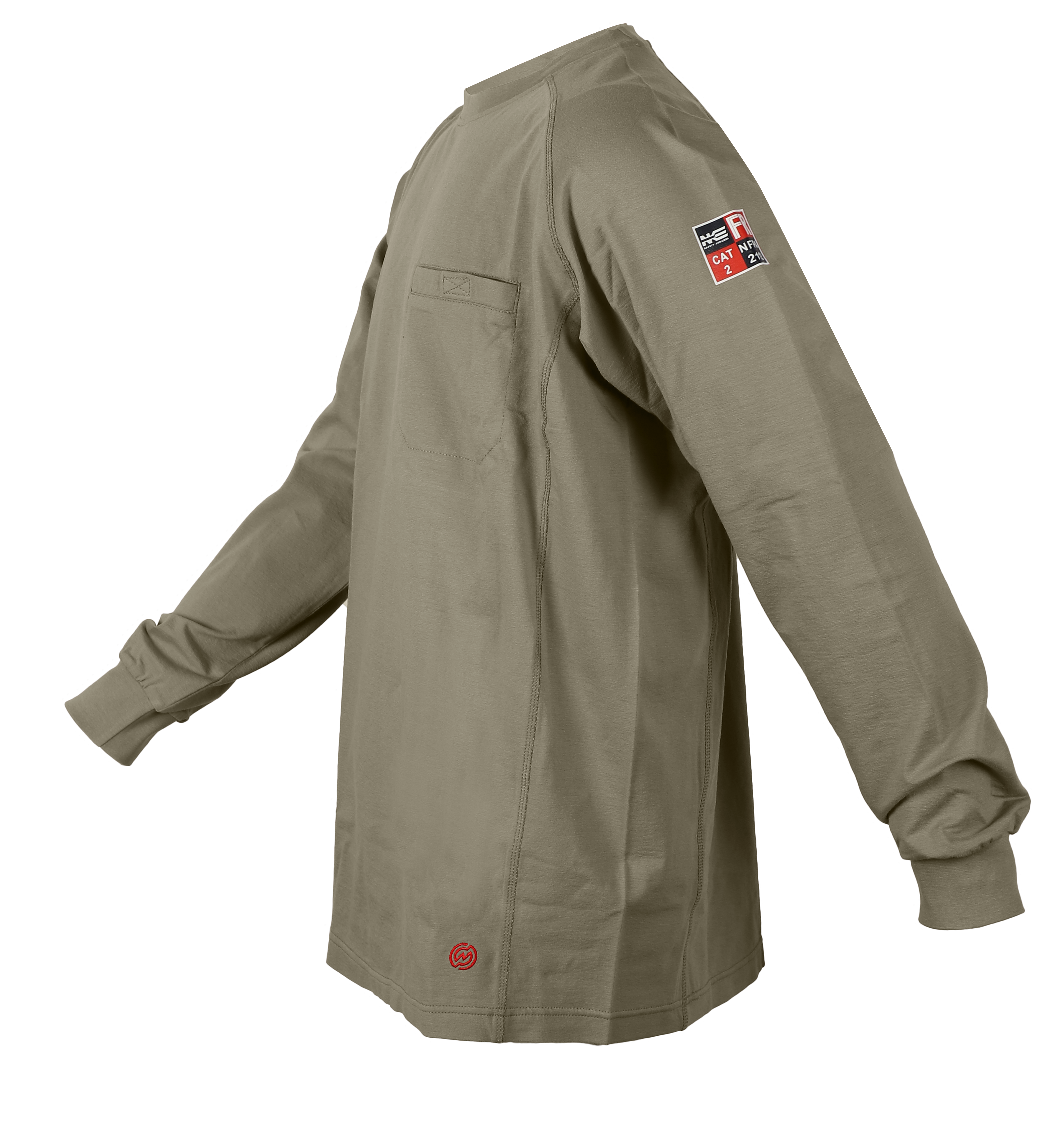 NKE FR LIGHTWEIGHT FLEX TEE - KHAKI GREEN