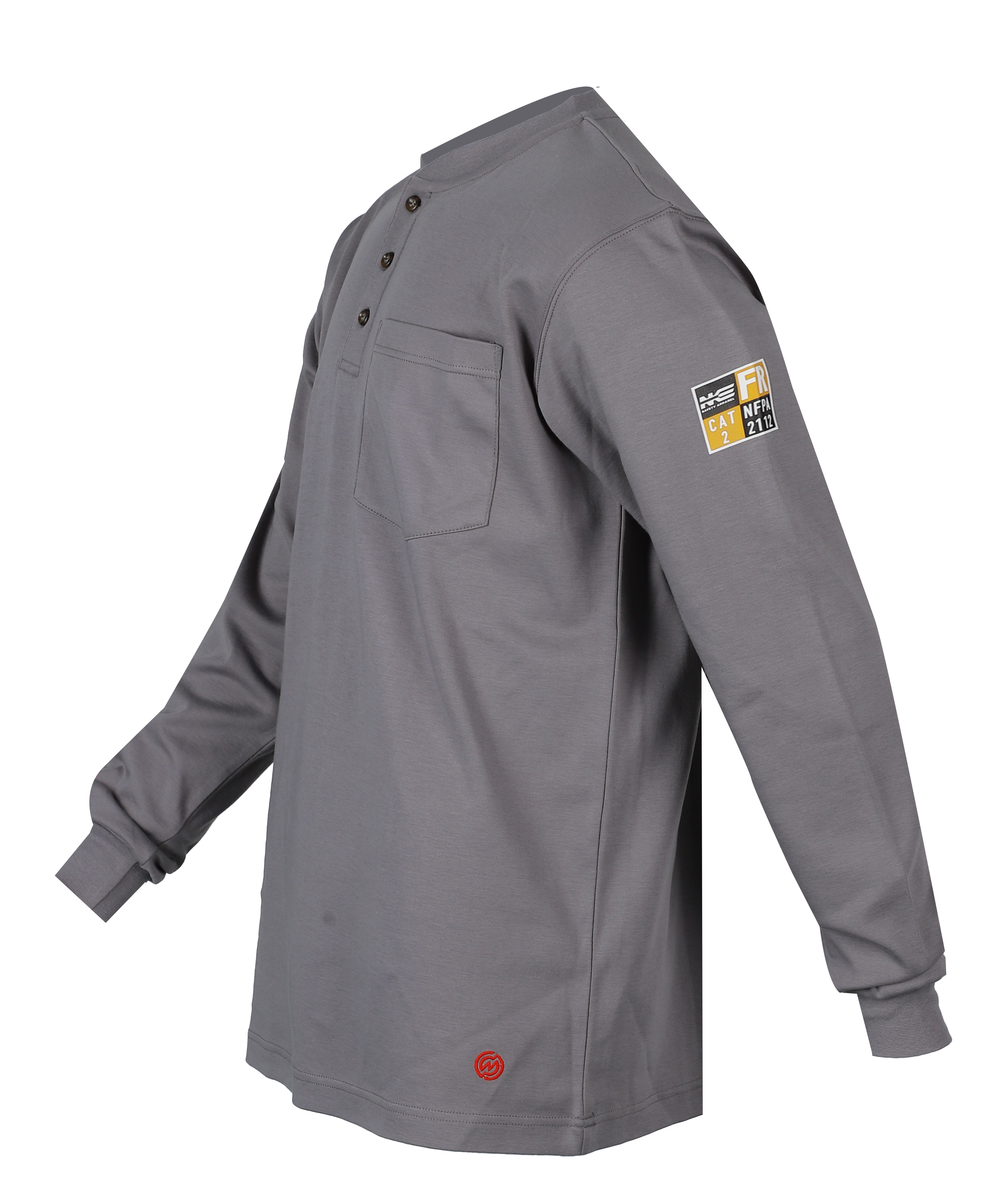 NKE FR HENLEY - GREY