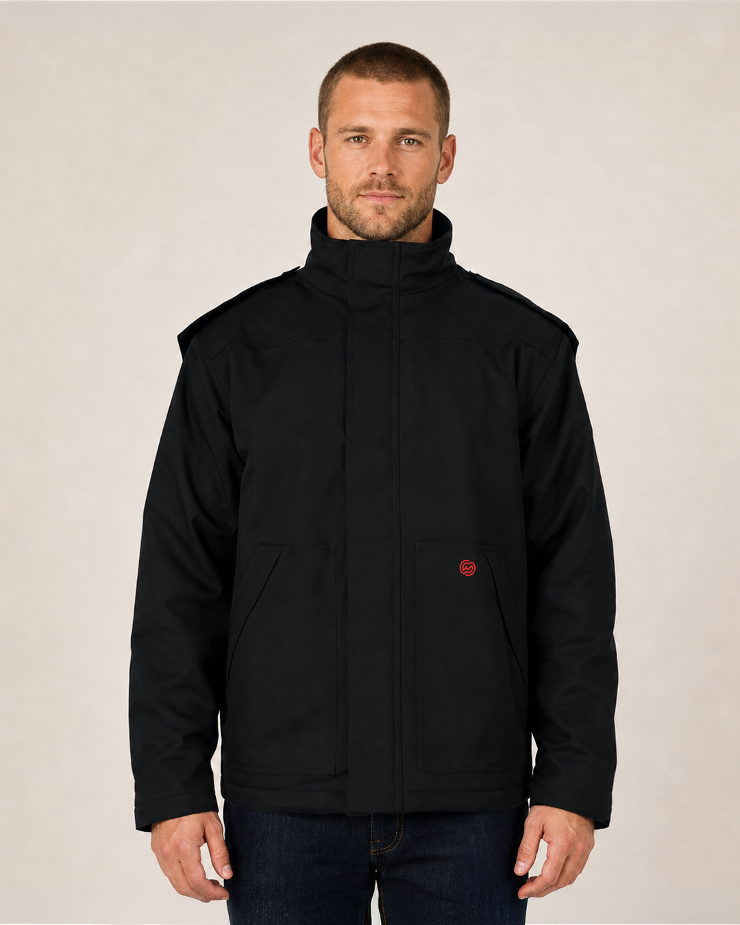 NKE FR STRETCH CANVAS JACКЕТ - Black