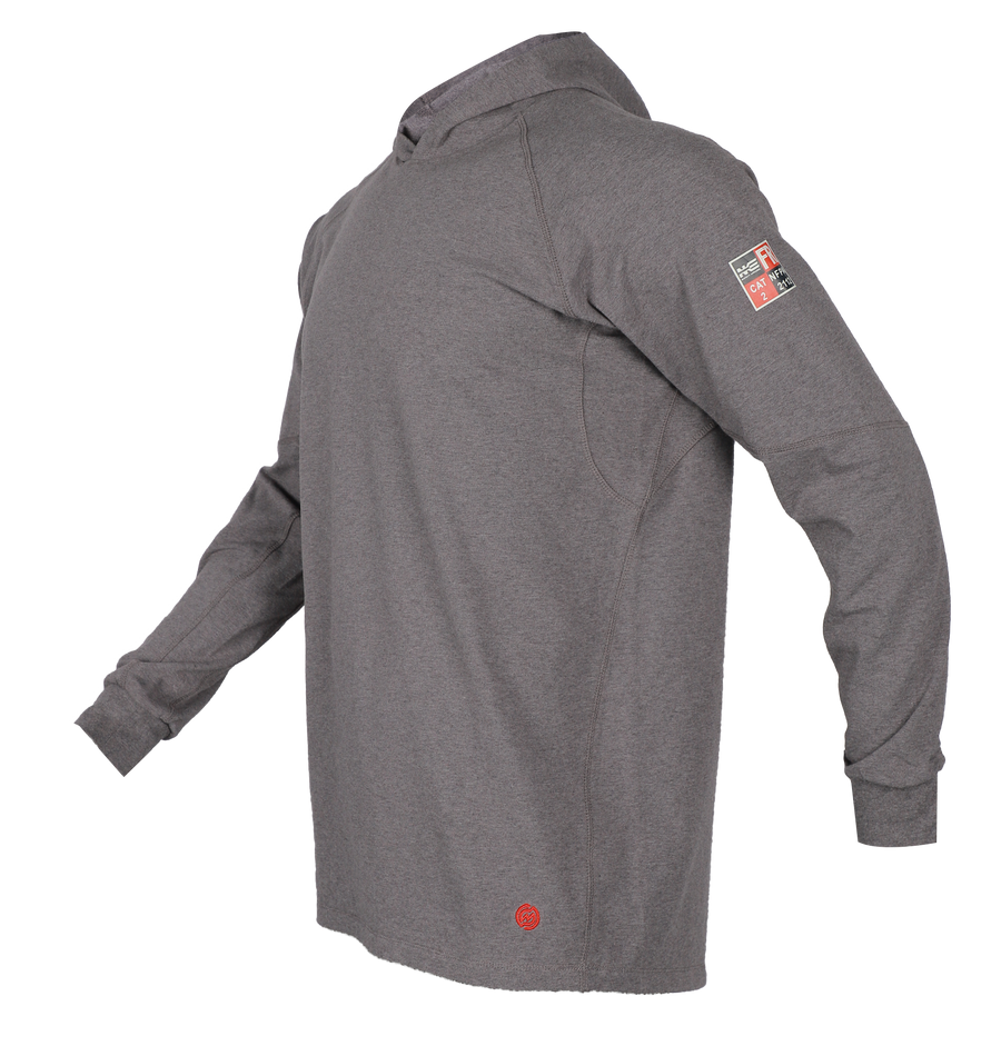 NKE FR LIGHTWEIGHT FLEX HOODIE - CHARCOAL GREY