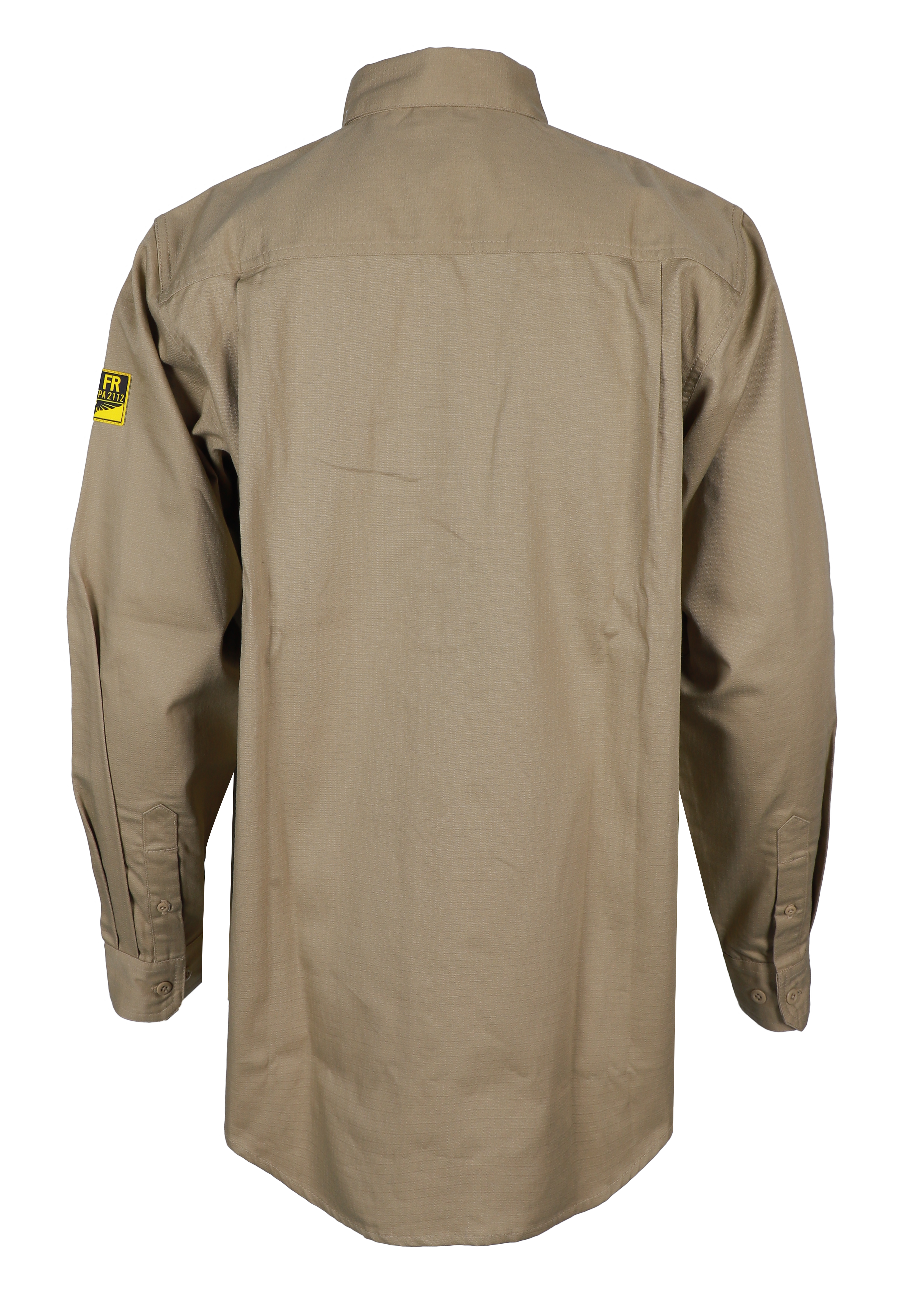 NKE FR SHIELD WORK BUTTON SHIRT - KHAKI