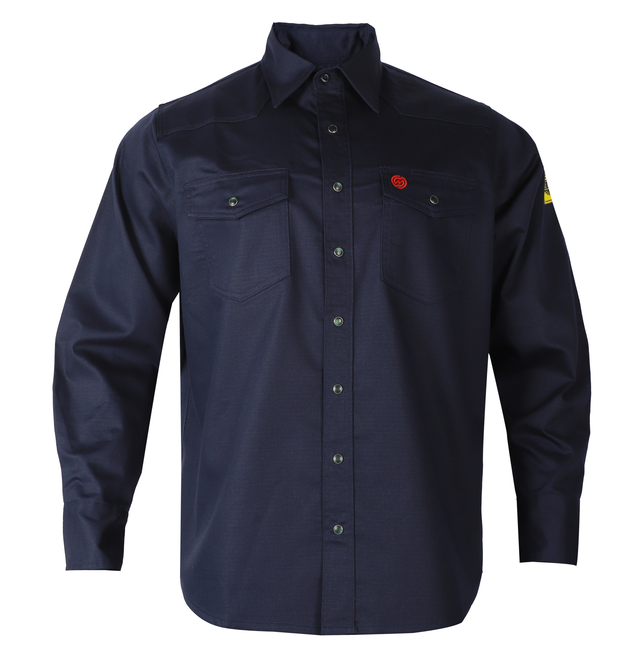 NKE FR EAGLE CREST WORK SNAP SHIRT - NAVY