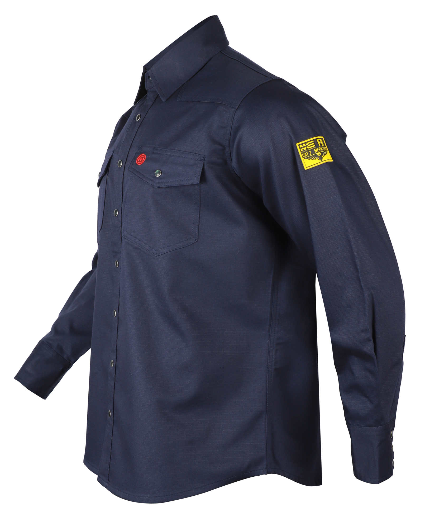 NKE FR EAGLE CREST WORK SNAP SHIRT - NAVY