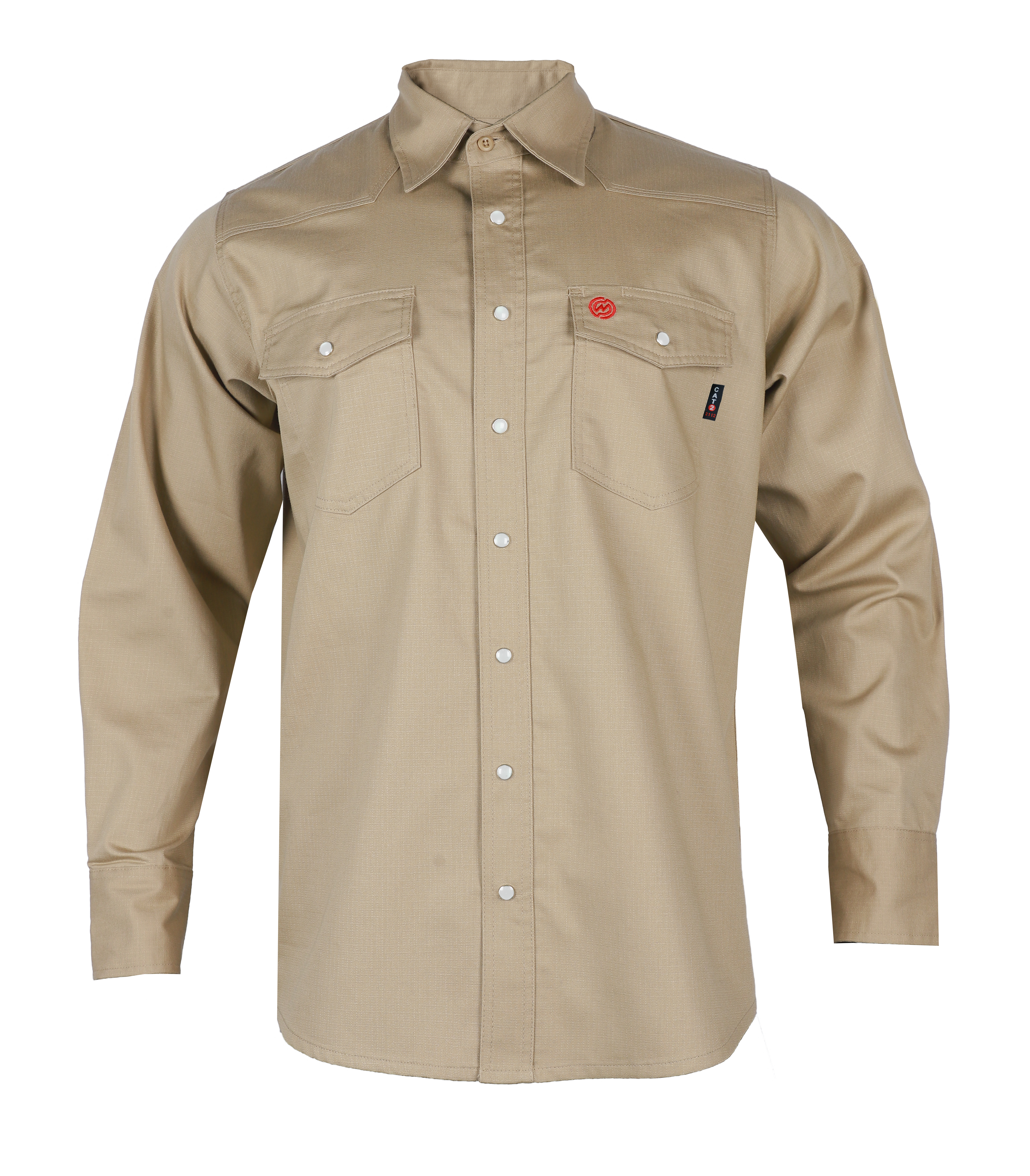 NKE FR EDGE RIPSTOP SNAP SHIRT - KHAKI