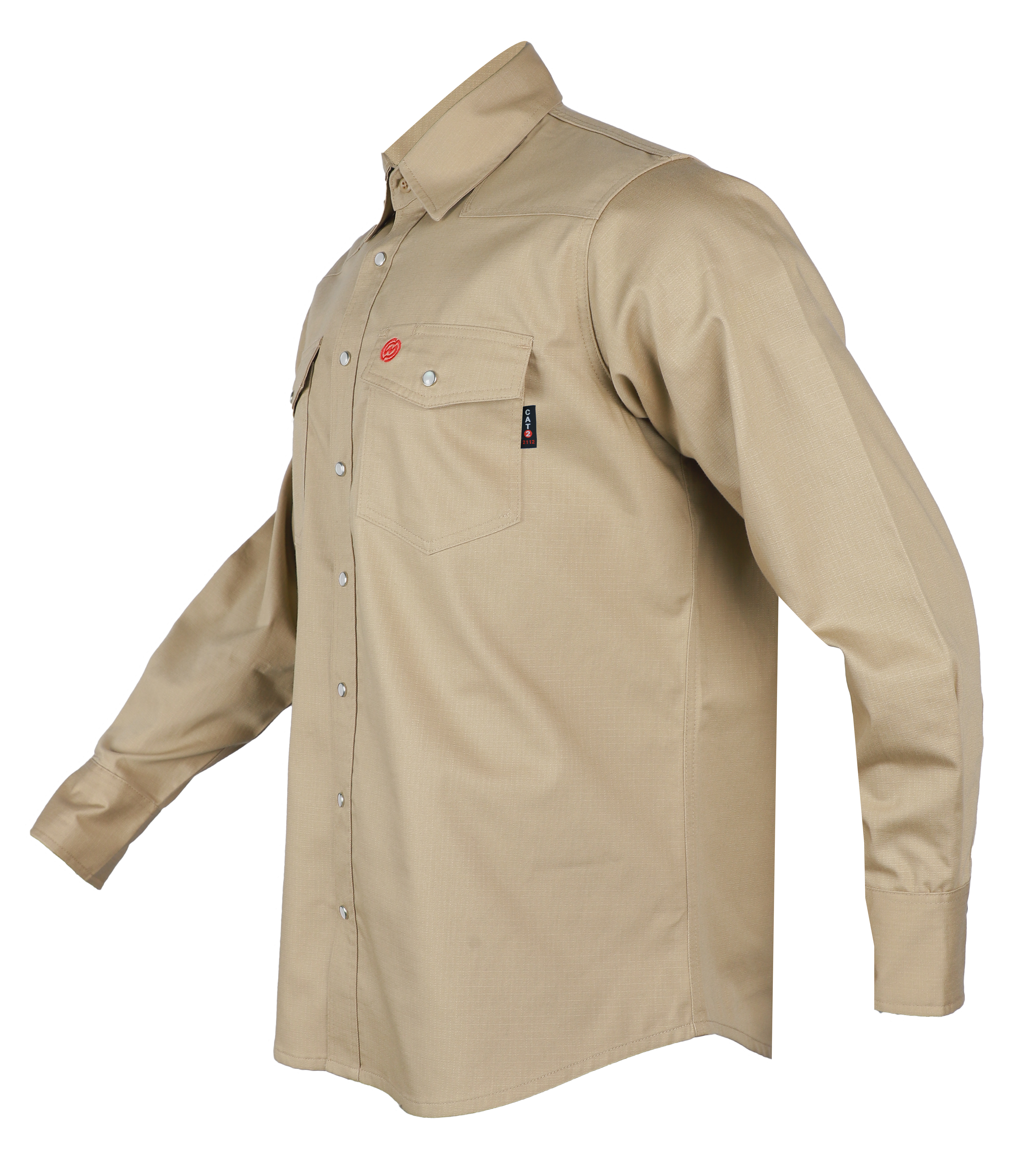 NKE FR EDGE RIPSTOP SNAP SHIRT - KHAKI