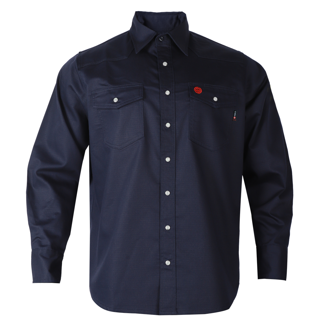 NKE FR EDGE RIPSTOP SNAP SHIRT - NAVY