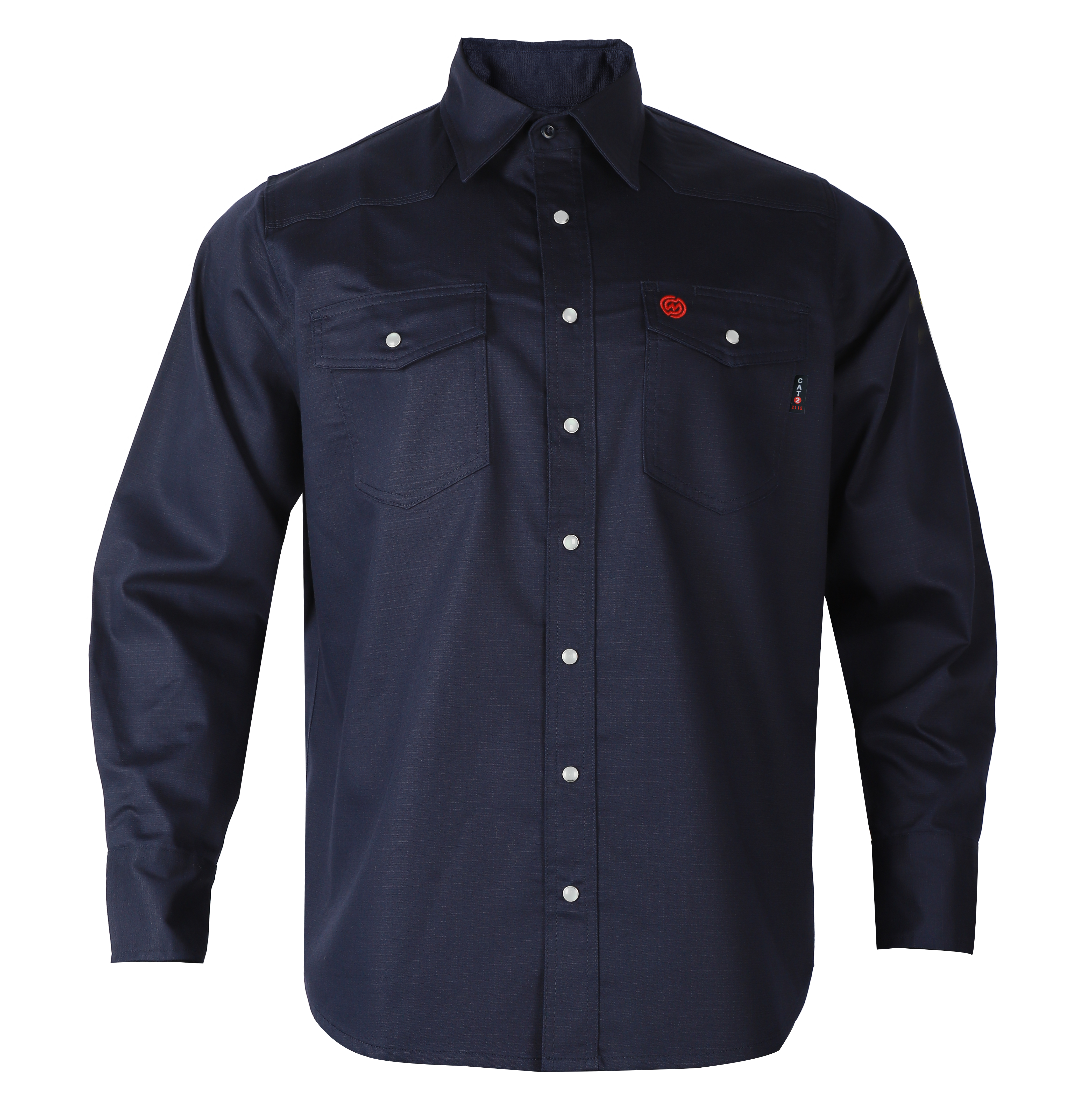 NKE FR EDGE RIPSTOP SNAP SHIRT - NAVY