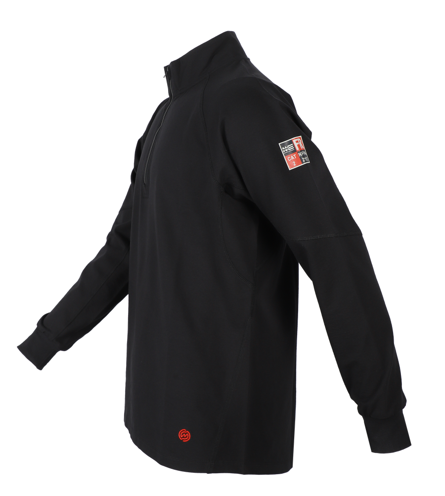 NKE FR LIGHTWEIGHT FLEX 1/4 ZIP SWEATSHIRT - BLACK
