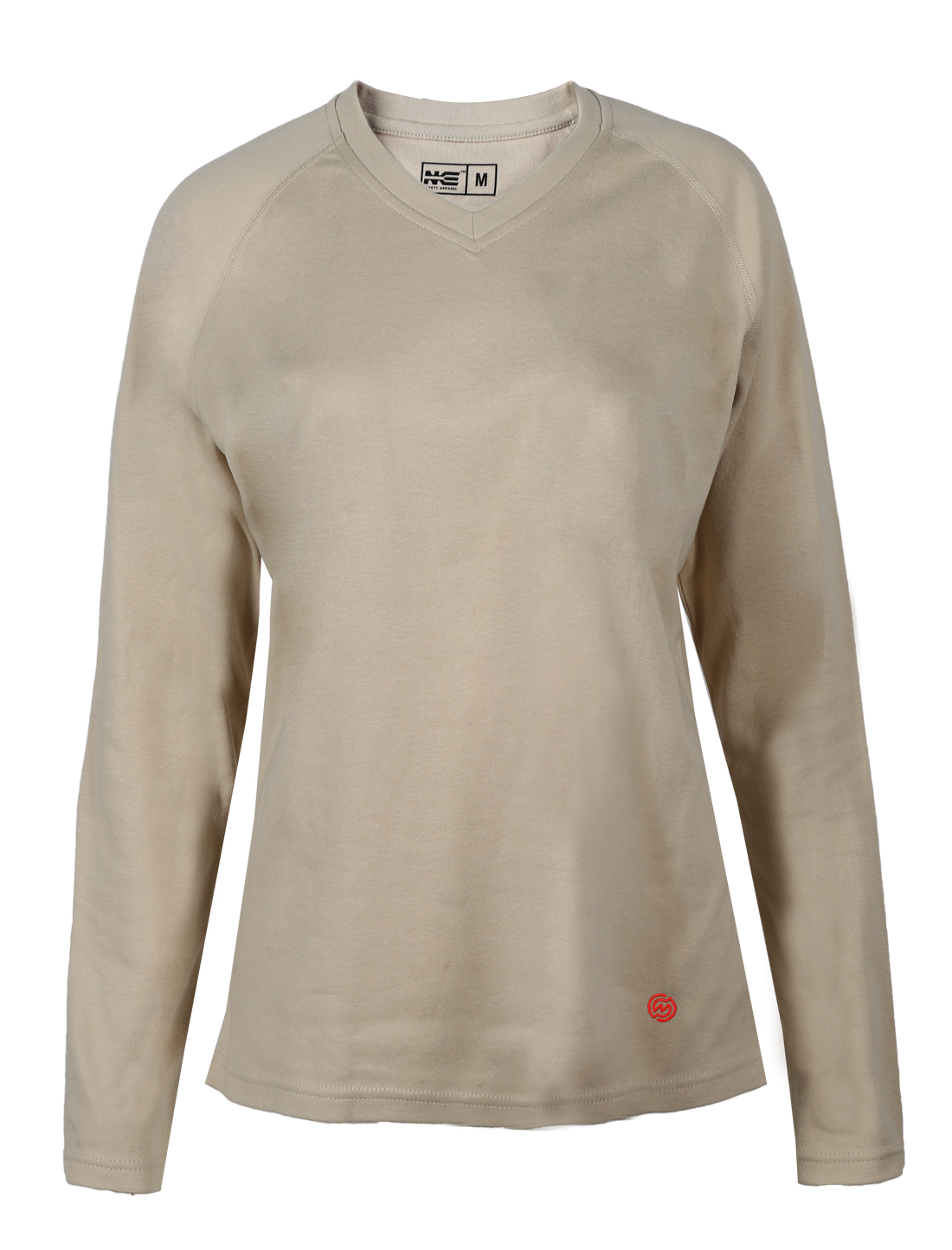 NKE FR LADIES V NECK TEE - WHITE TEA