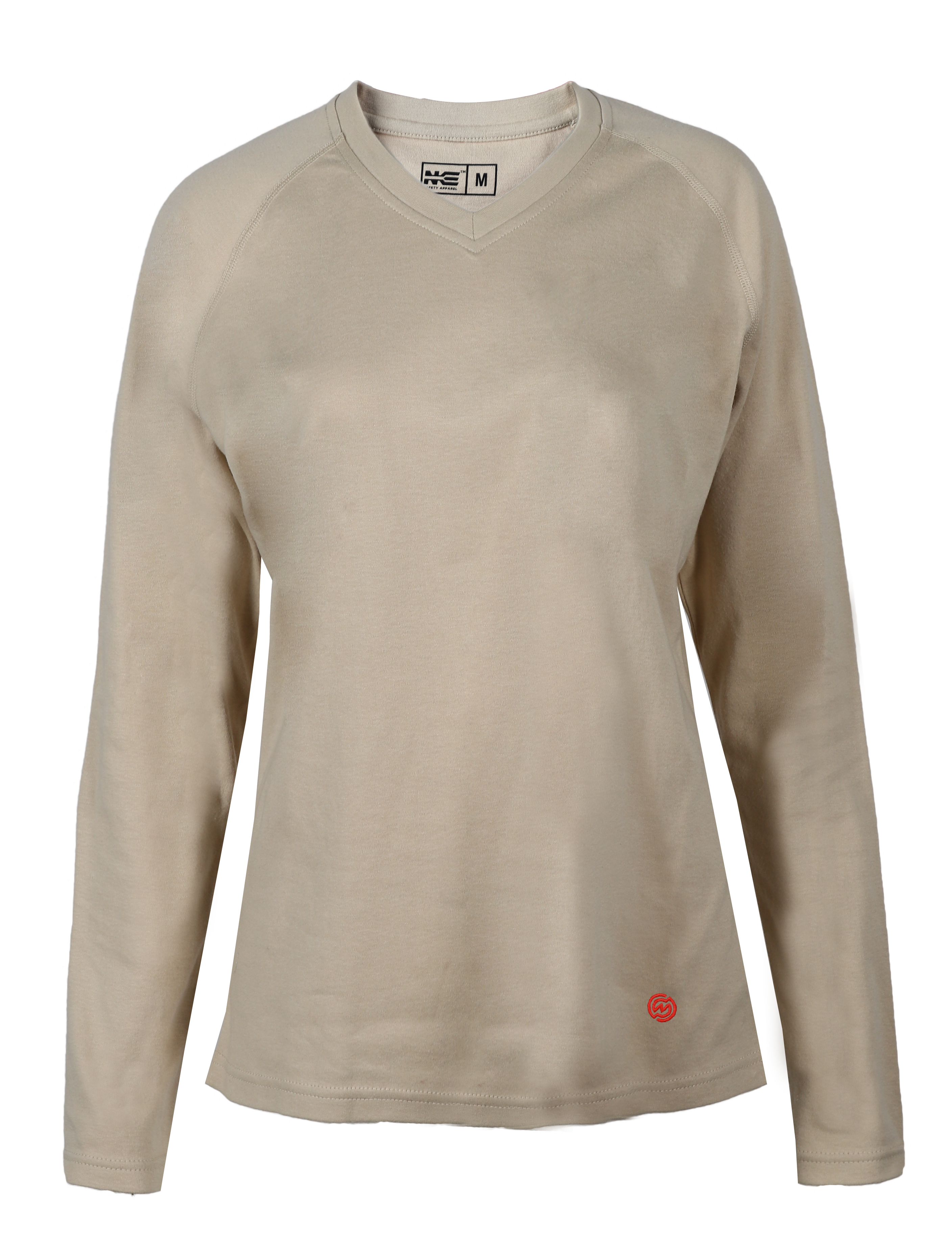 NKE FR LADIES V NECK TEE - WHITE TEA