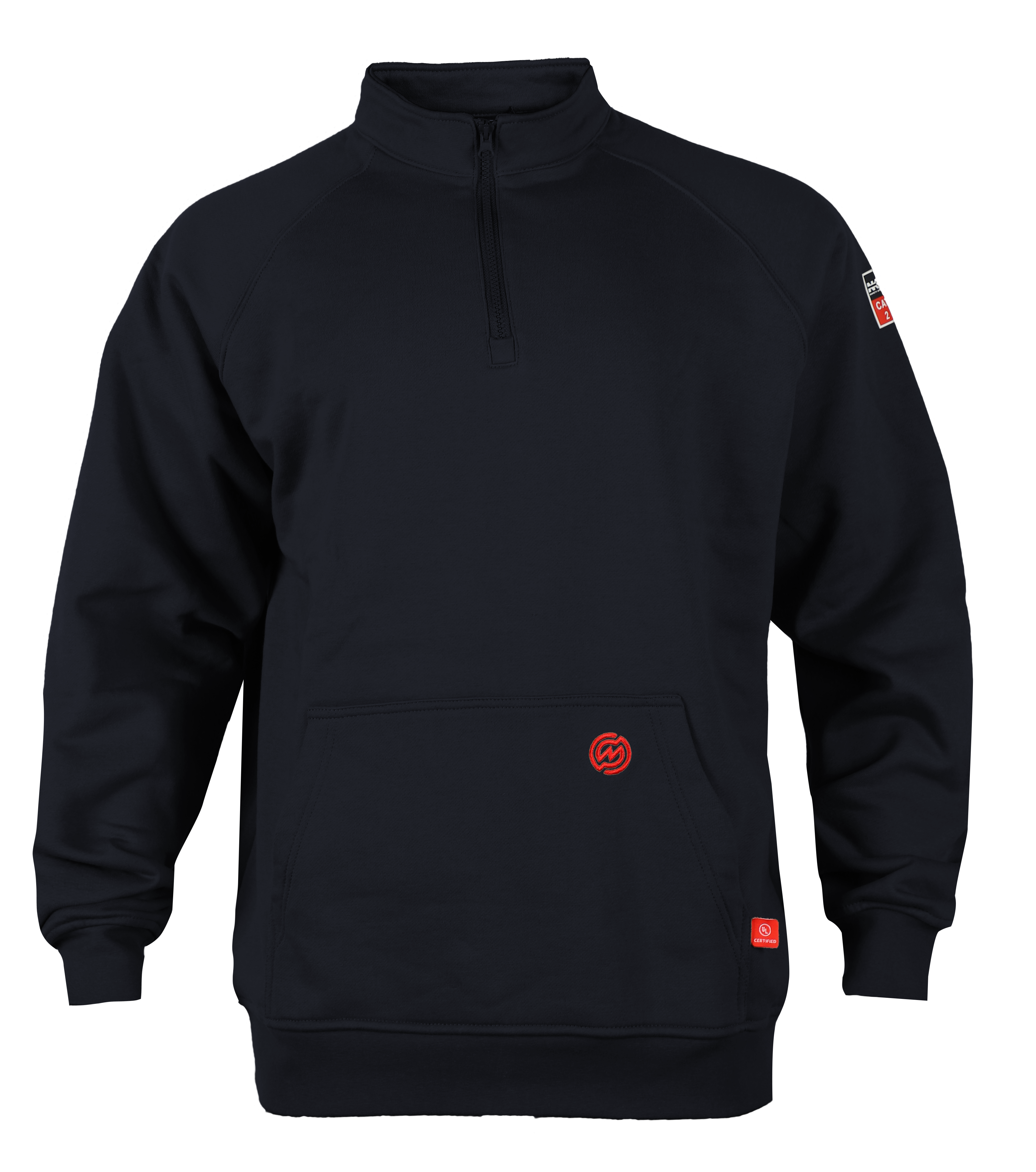 NKE FR 1/4 ZIP SWEATSHIRT - NAVY