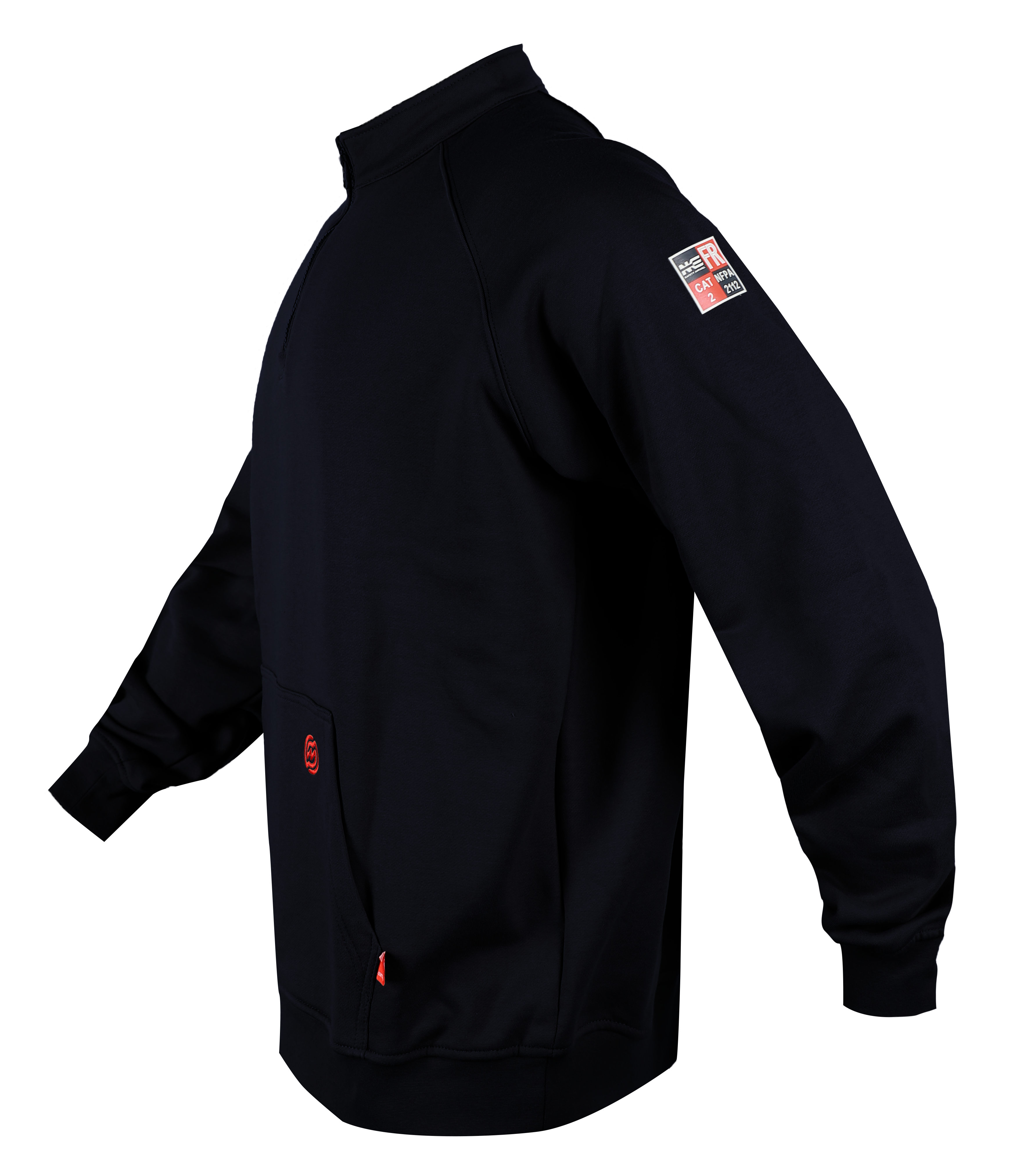 NKE FR 1/4 ZIP SWEATSHIRT - NAVY