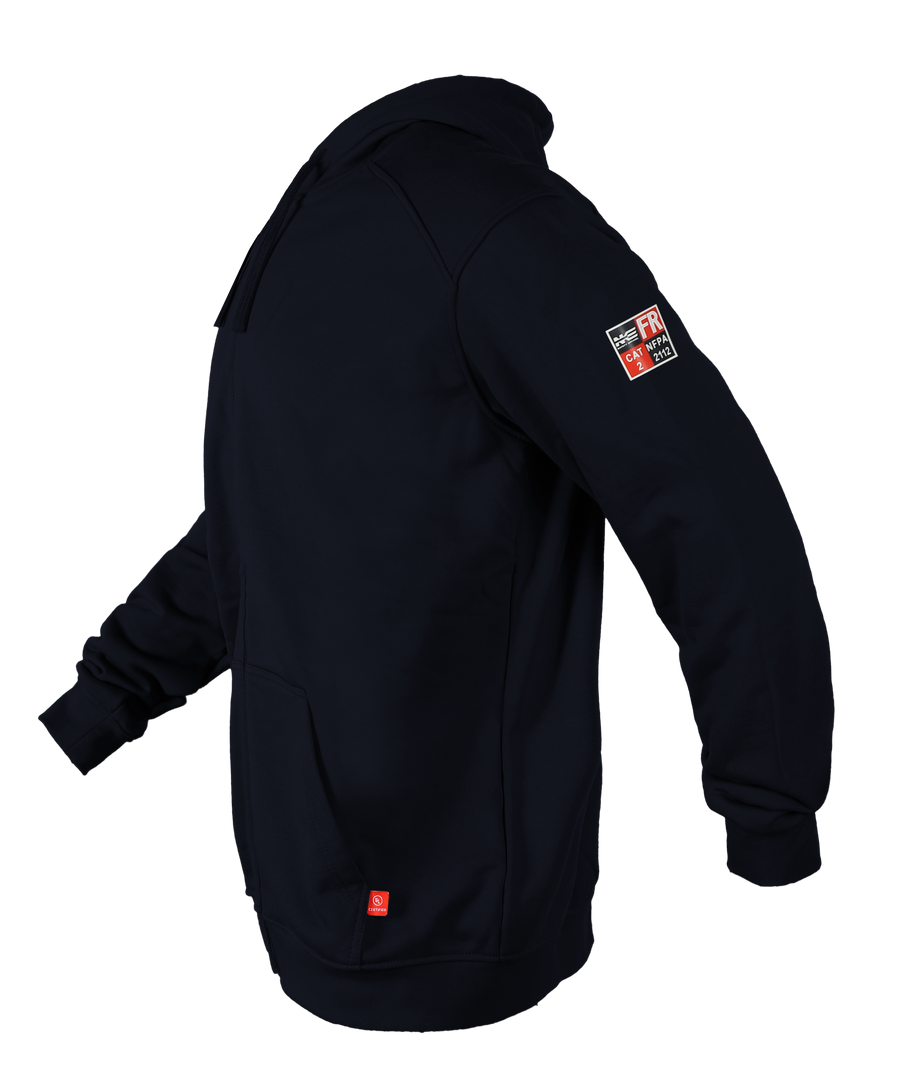 NKE FR FULL ZIPPER HOODIE - NAVY