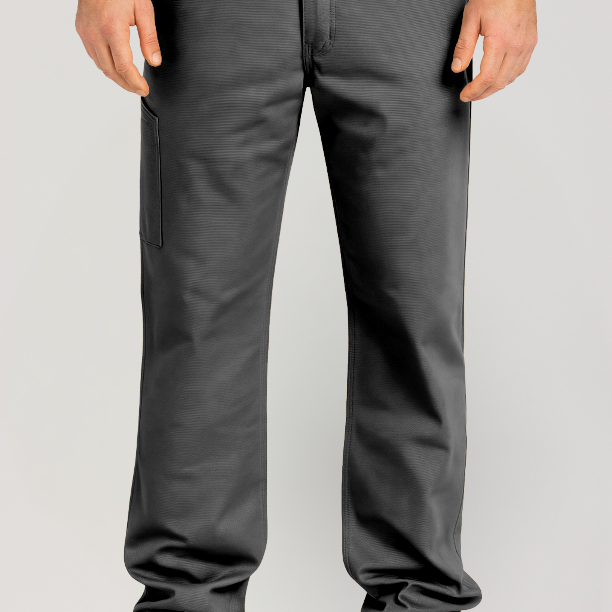 NKE SAFETY APPAREL FR FLEX CANVAS STRETCH WORK PANTS - GREY